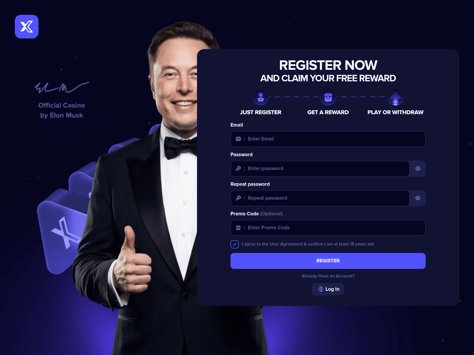 Screenshot of elonbeastx.com