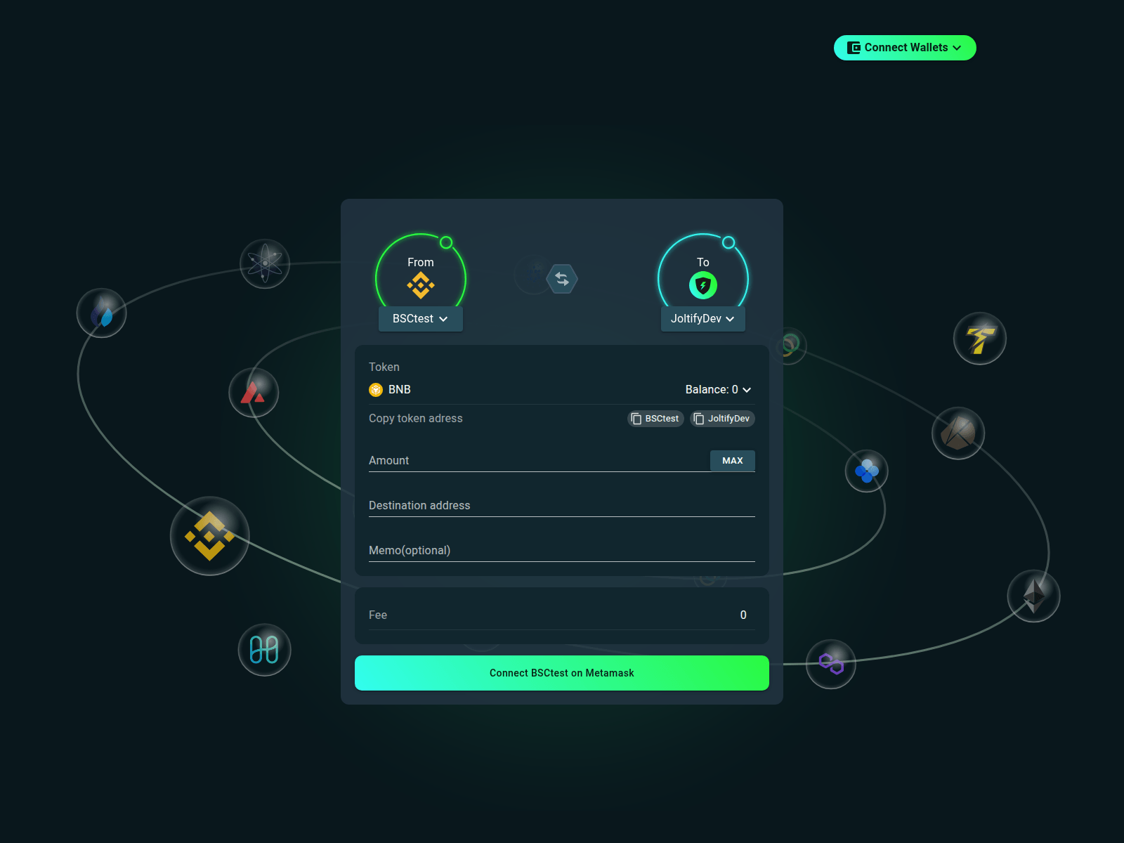 Screenshot of blockchain-bridge.pages.dev