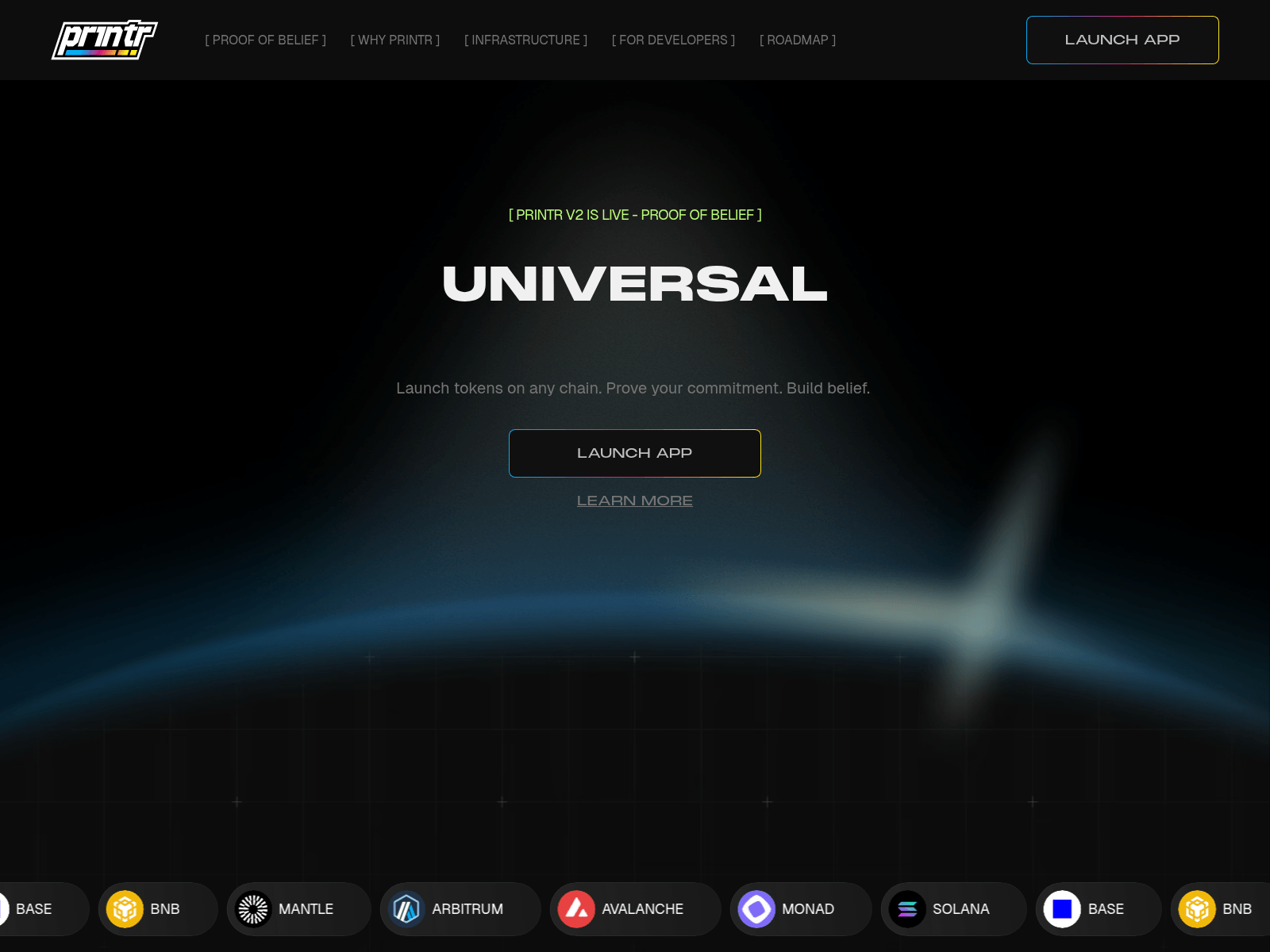 Screenshot of printr-splash.pages.dev