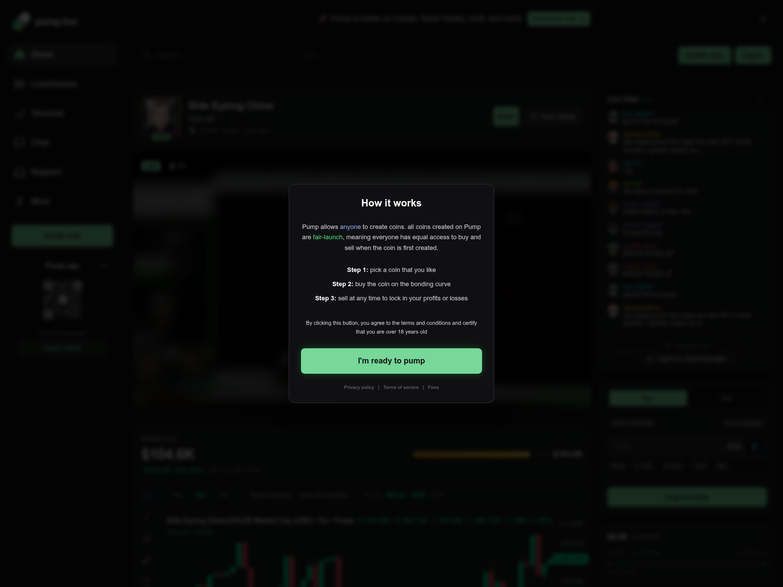 Screenshot of pumpmonster.fun