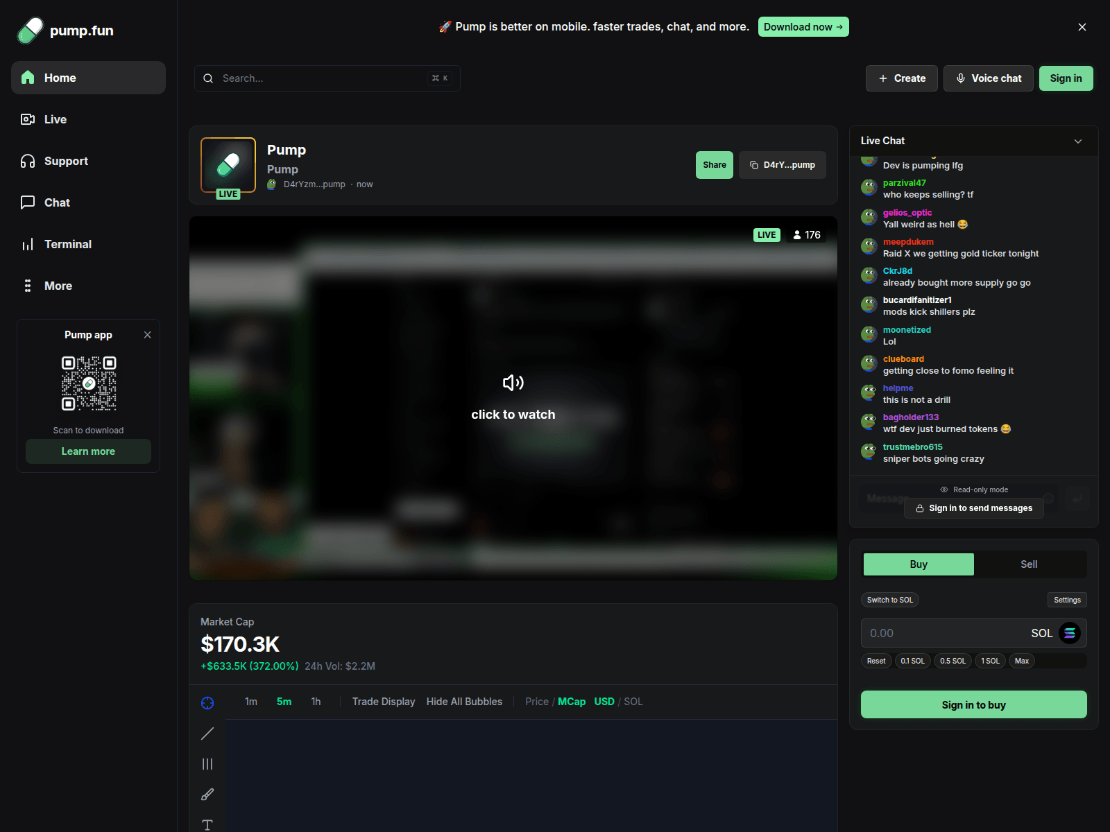 Screenshot of streamingpump.live
