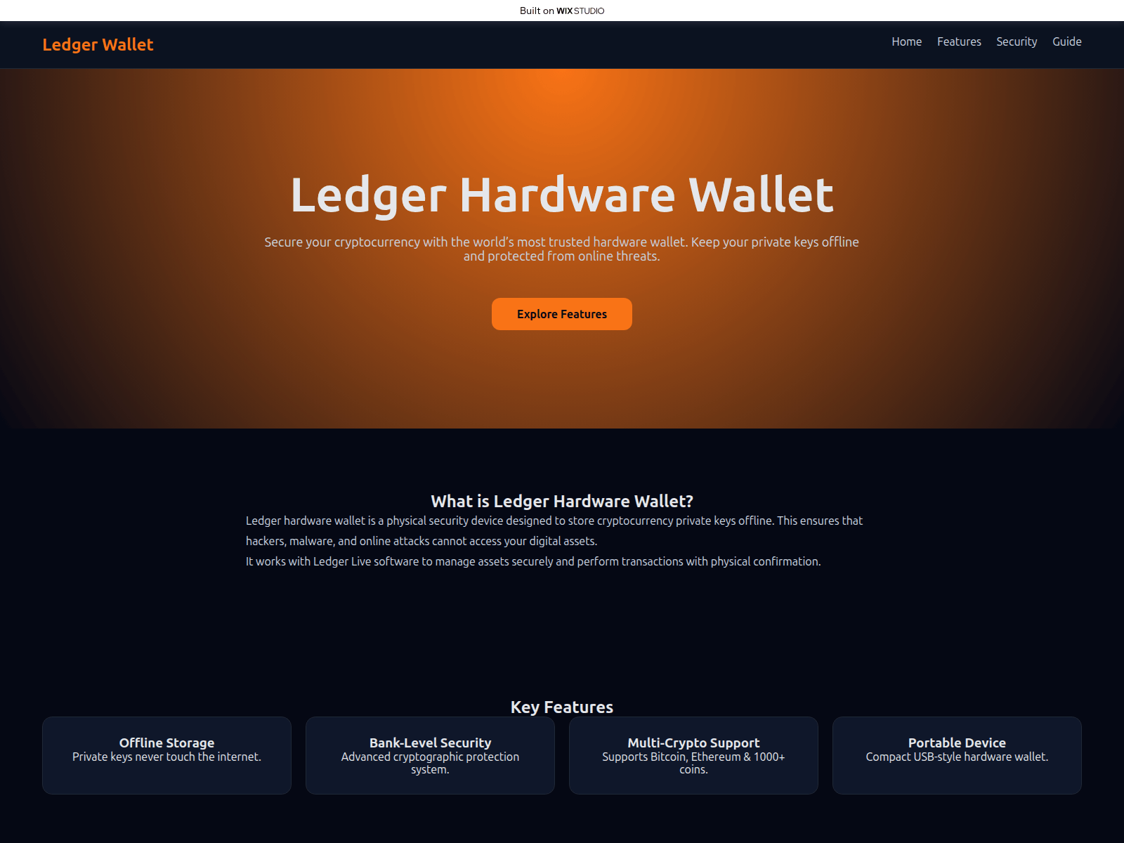 Screenshot of get-hardware.wixstudio.com