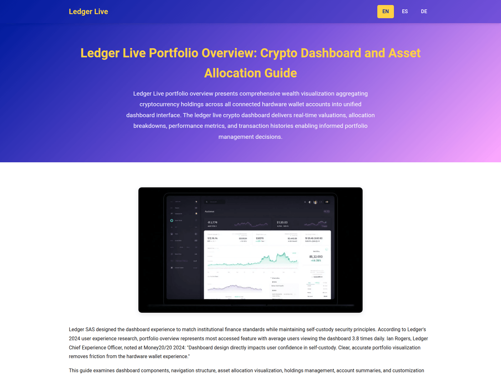 Screenshot of ledger-live-portfolios.com