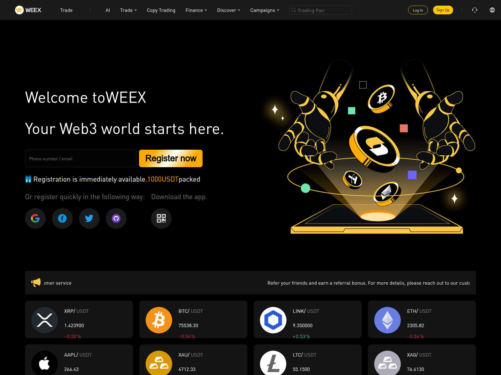 Screenshot of weendash.icu
