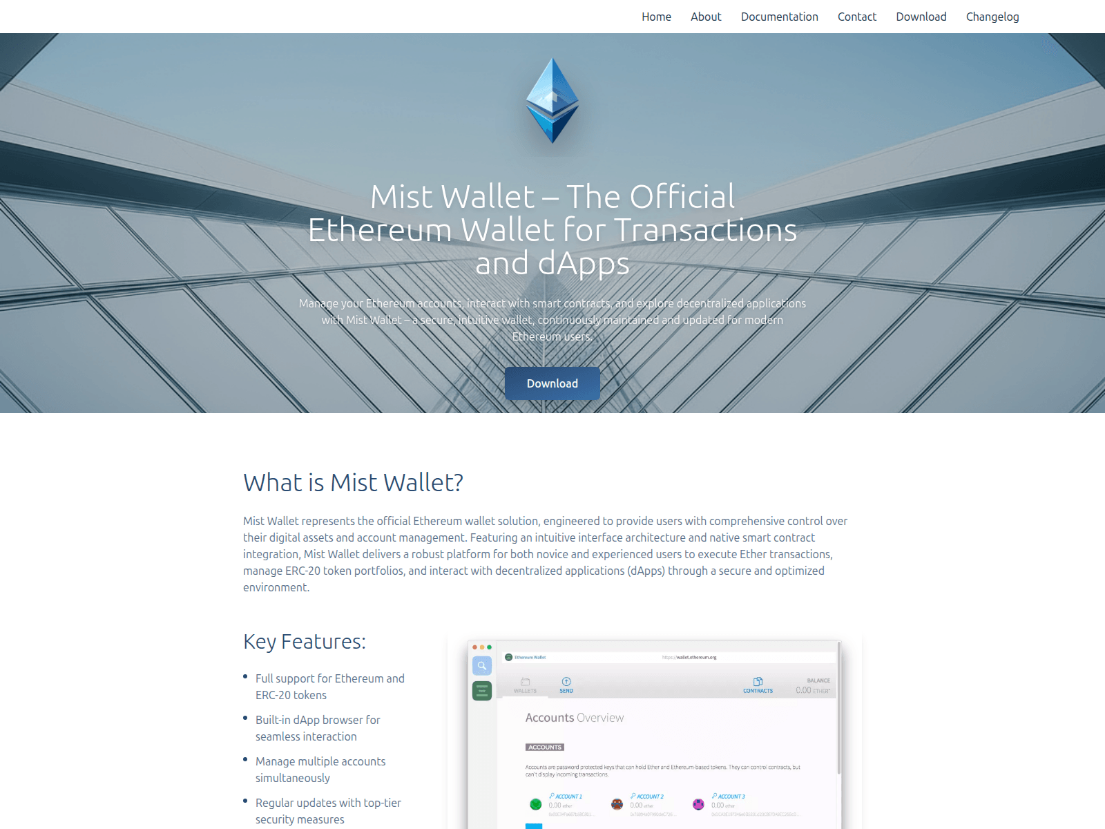 Screenshot of mistwallet.org