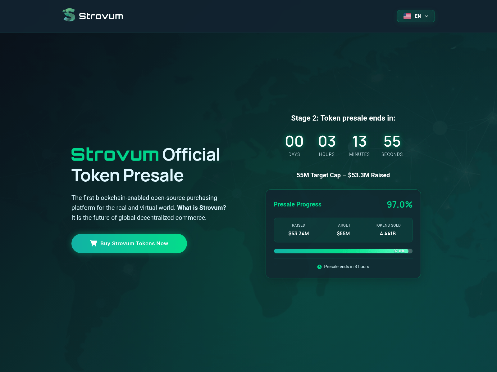 Screenshot of strovum.net