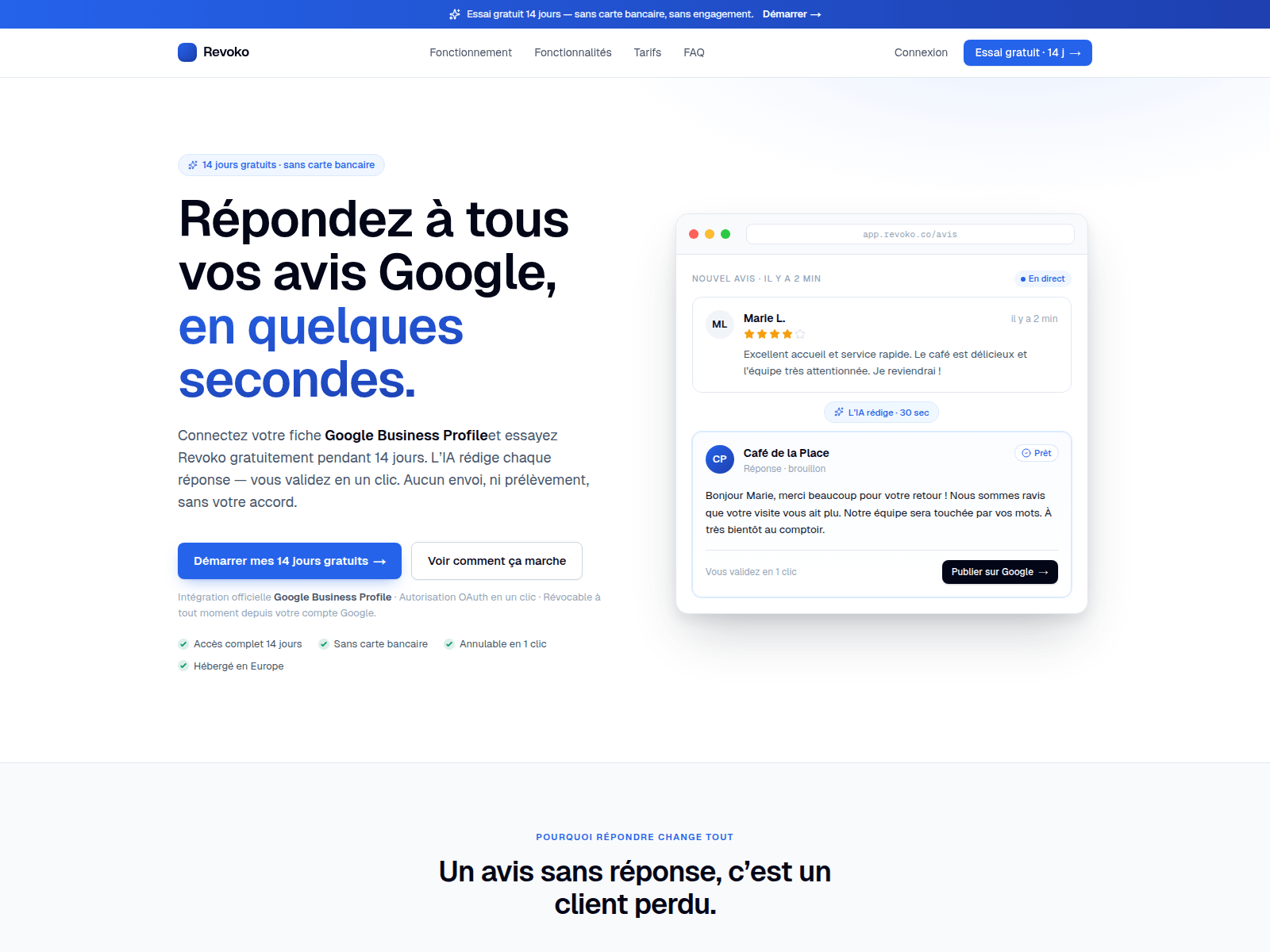 Screenshot of revoko.co