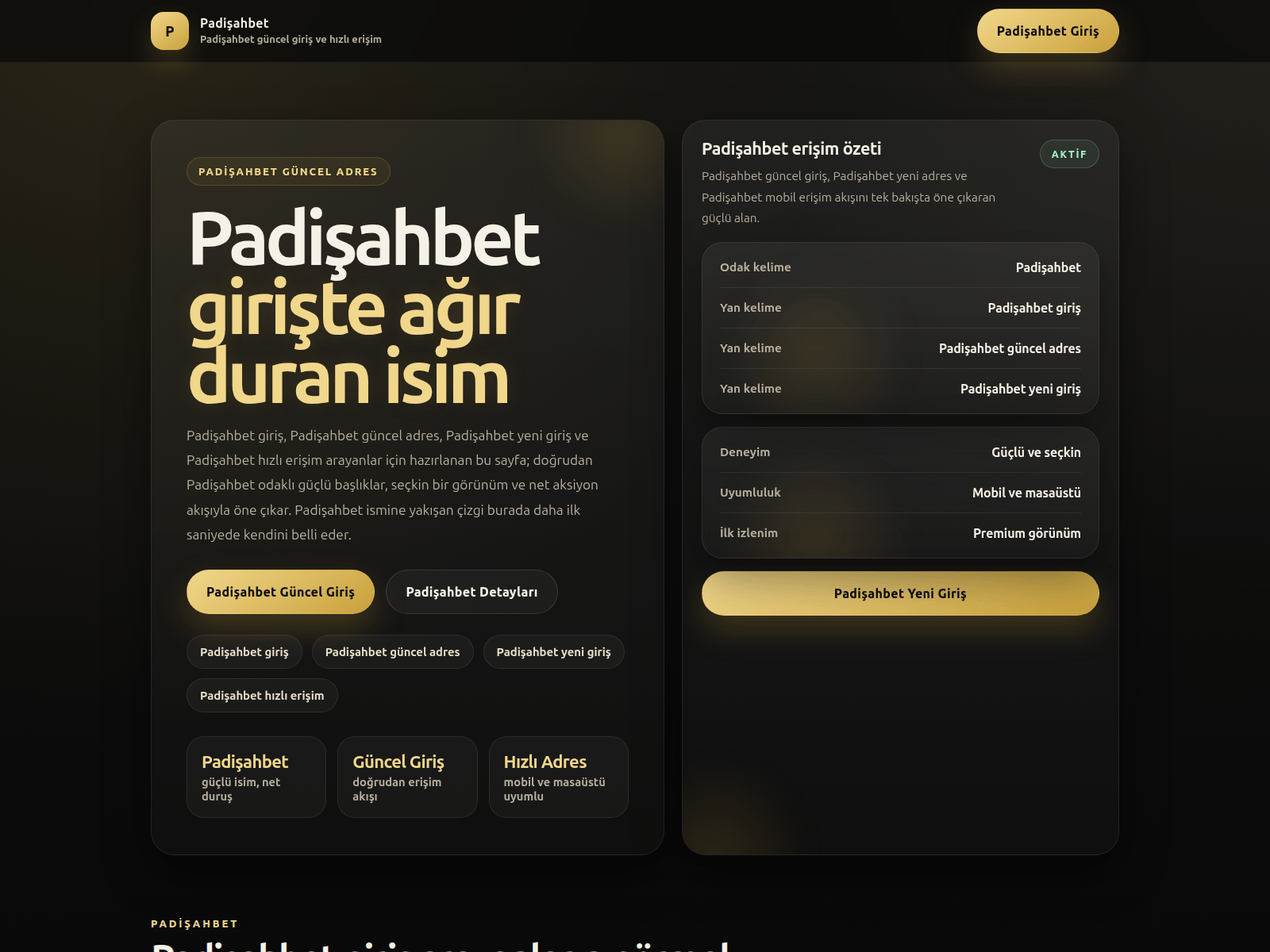 Screenshot of padisahbet-sahgiris.vip