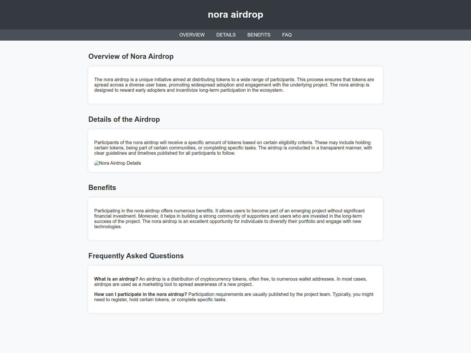 Screenshot of airdropnora.live
