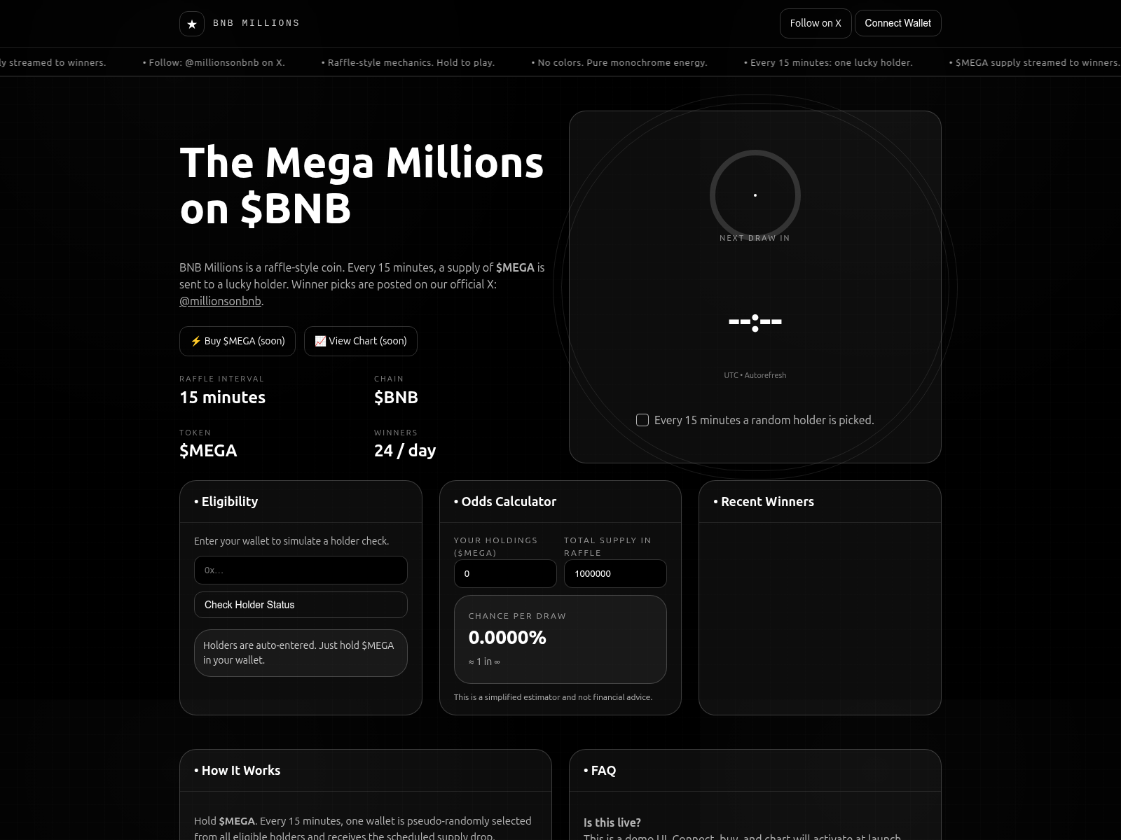 Screenshot of megaonbnb.app
