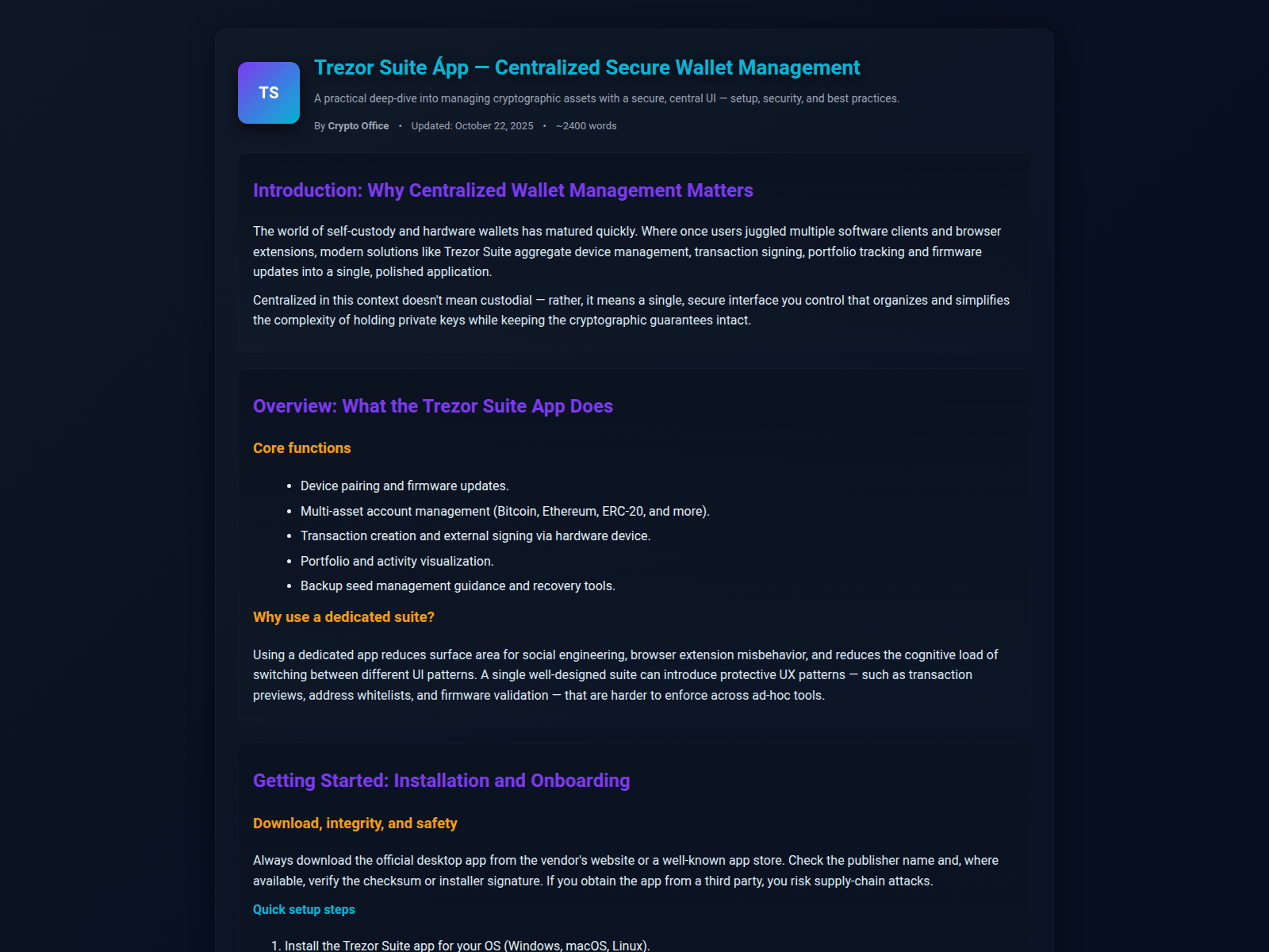 Screenshot of traezor-us.pages.dev
