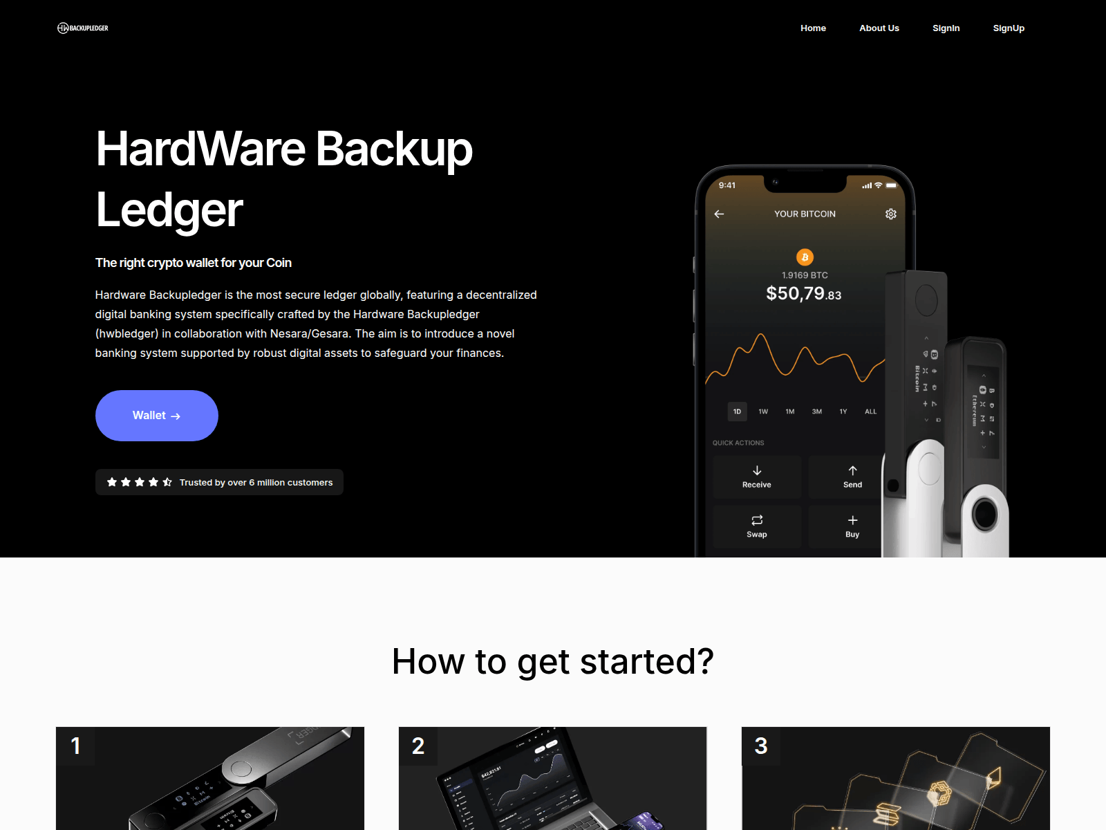 Screenshot of hardwarebackupledger.com