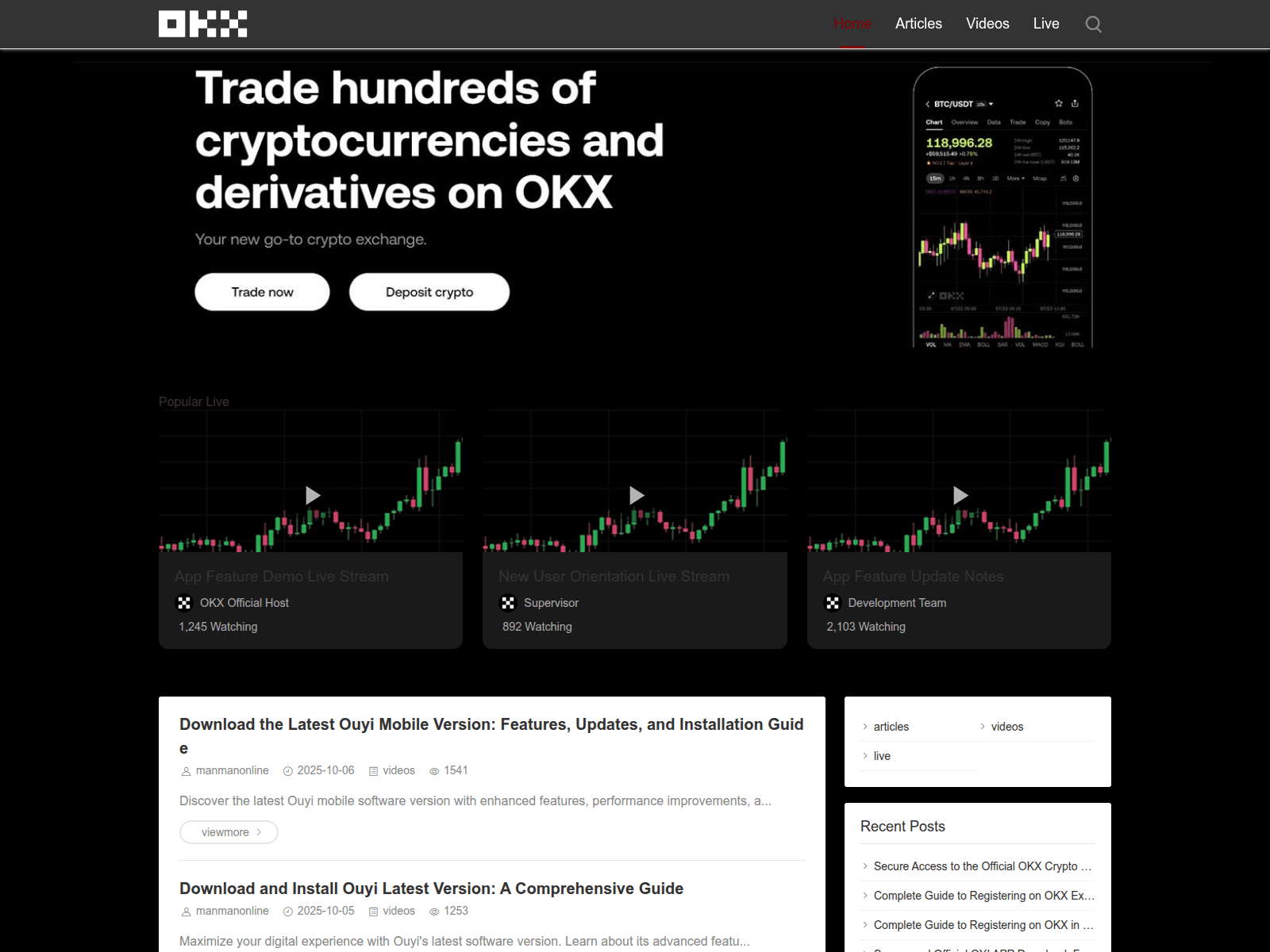 Screenshot of download-okx-app.com