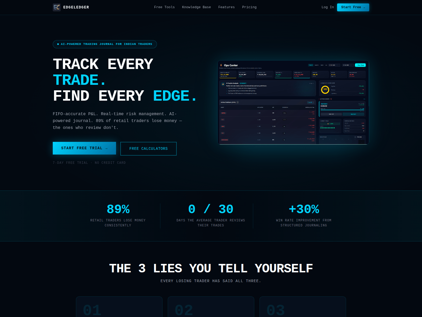 Screenshot of edgeledger.club