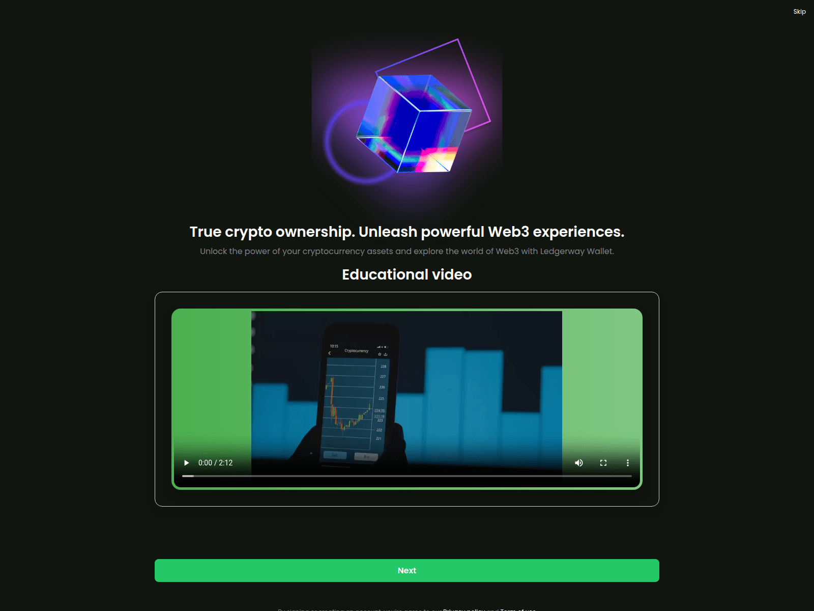 Screenshot of ledgerway.dev