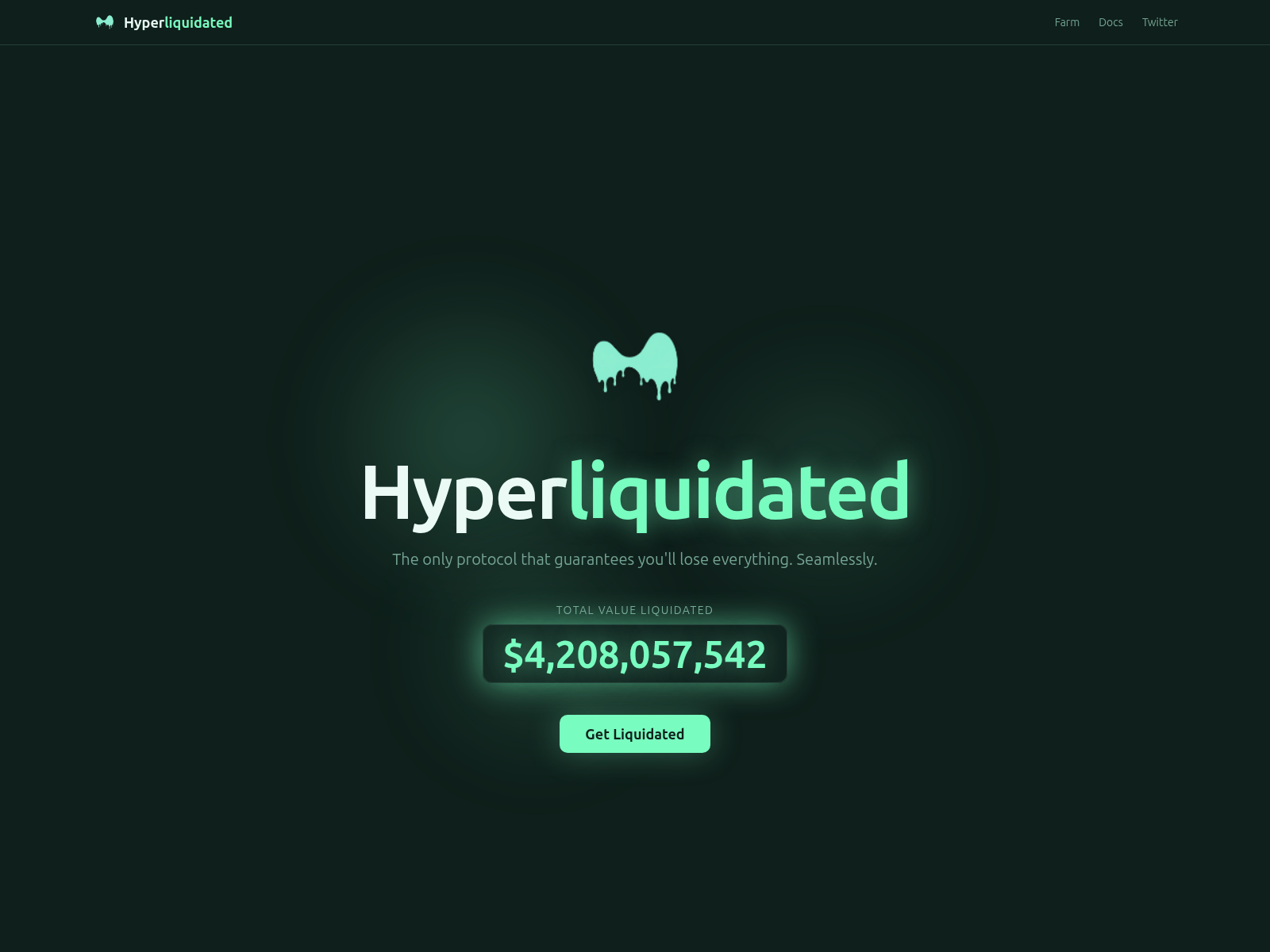 Screenshot of hyperliquidated.org