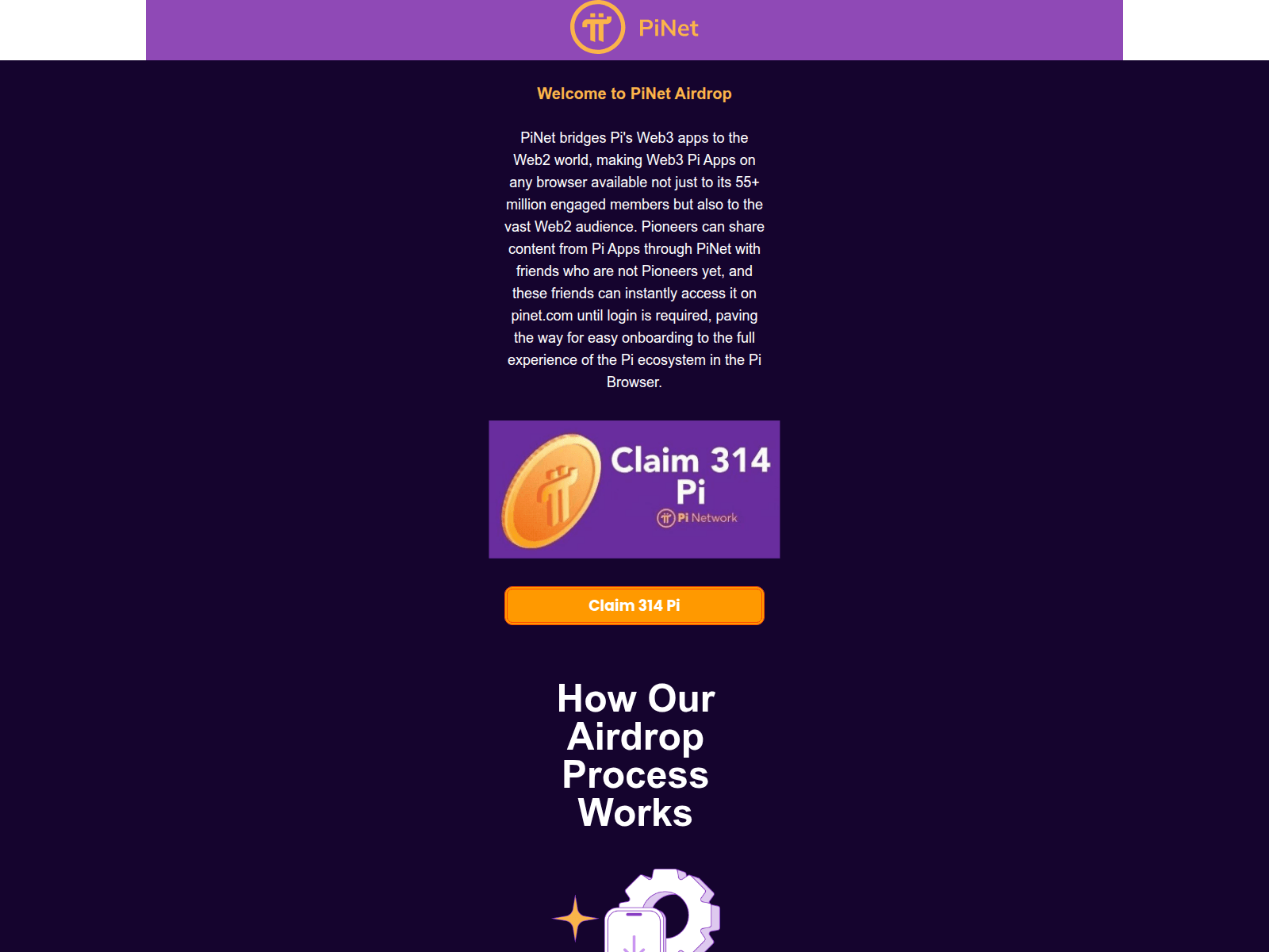 Screenshot of claimpifree.online