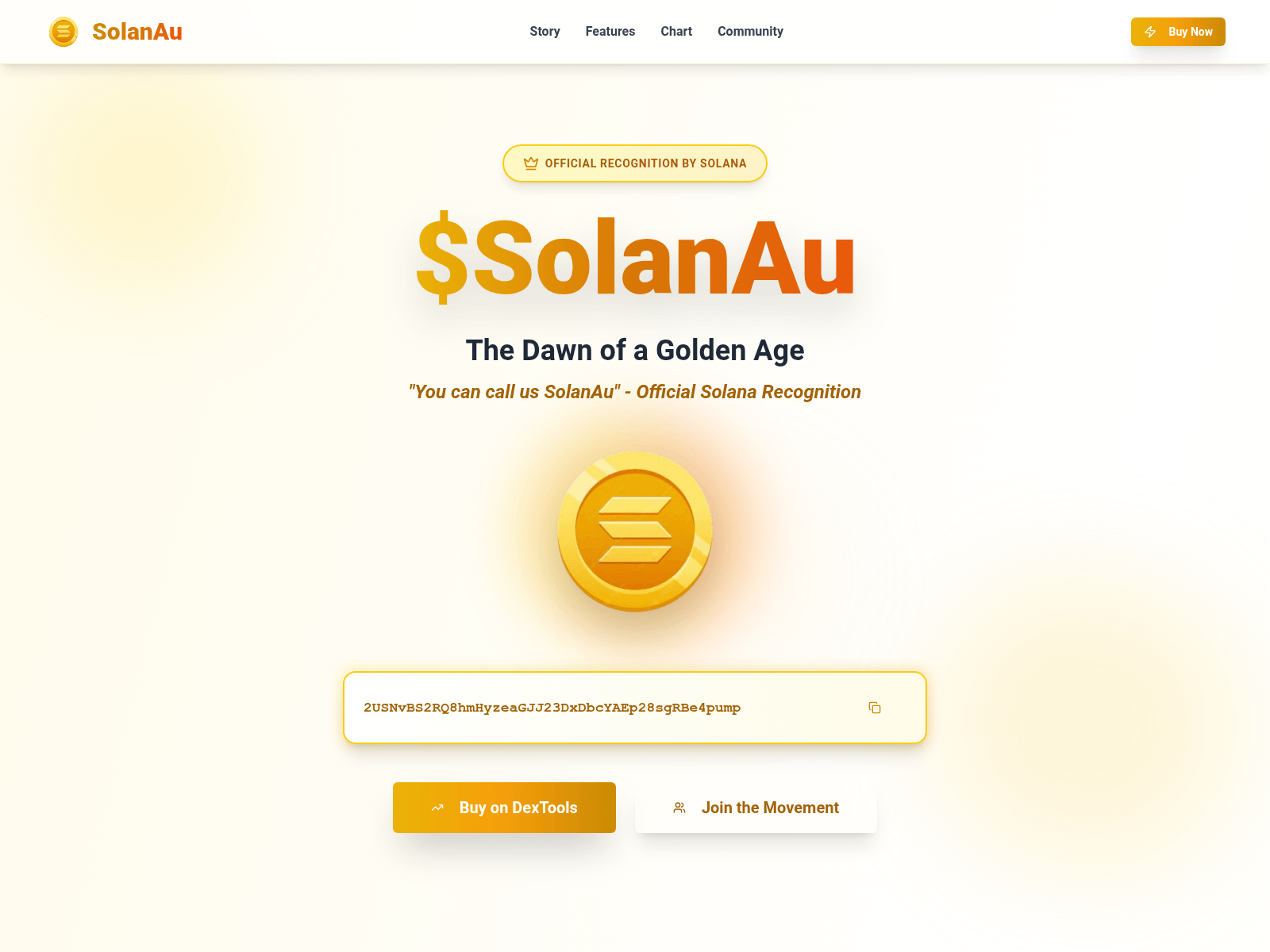 Screenshot of solanau.fun