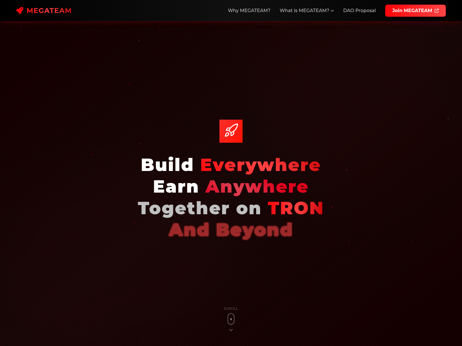 Screenshot of www.megateam.network