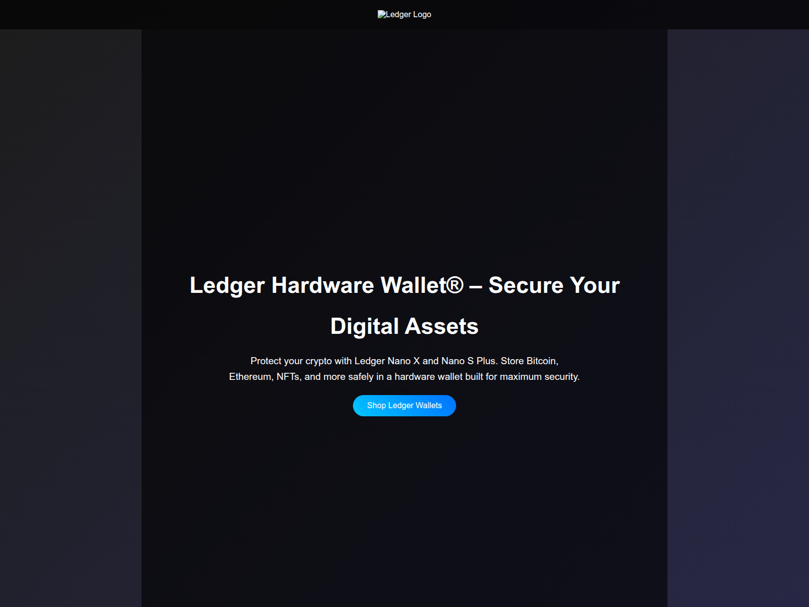 Screenshot of get-ledger-eng.pages.dev