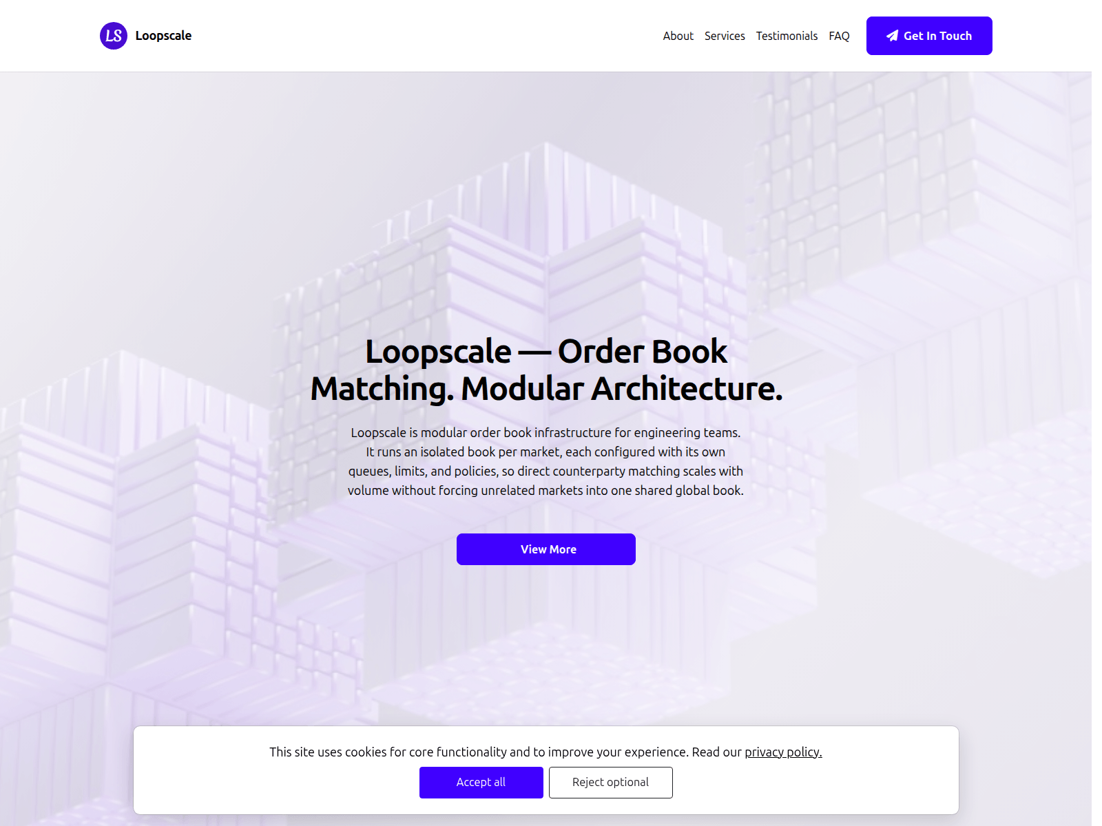 Screenshot of loopscaling.com