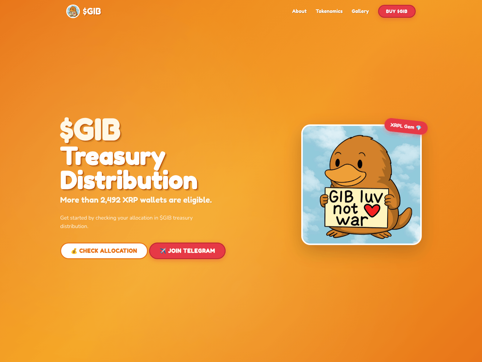 Screenshot of gibxrpl.com