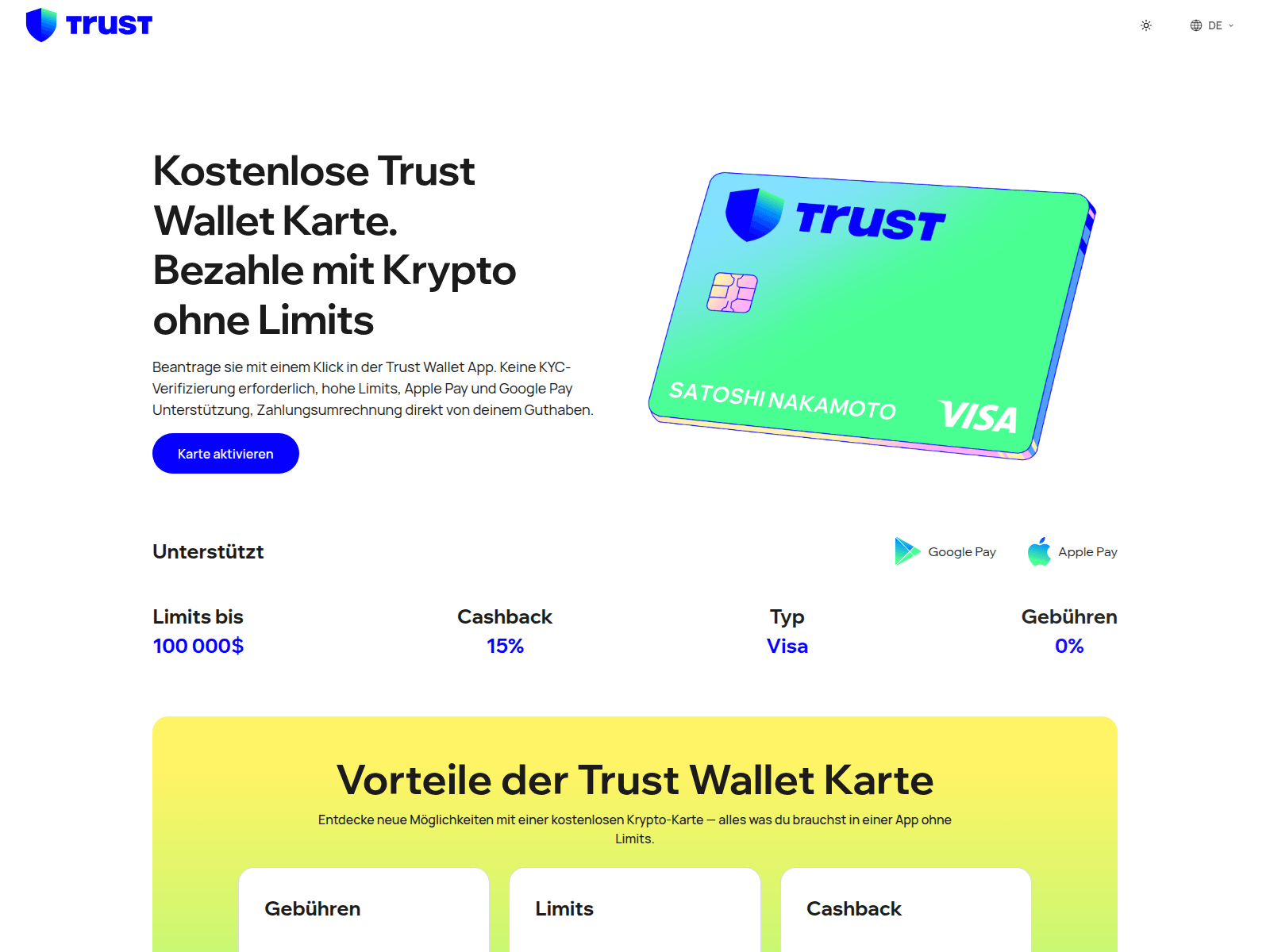 Screenshot of trustsproducts.live