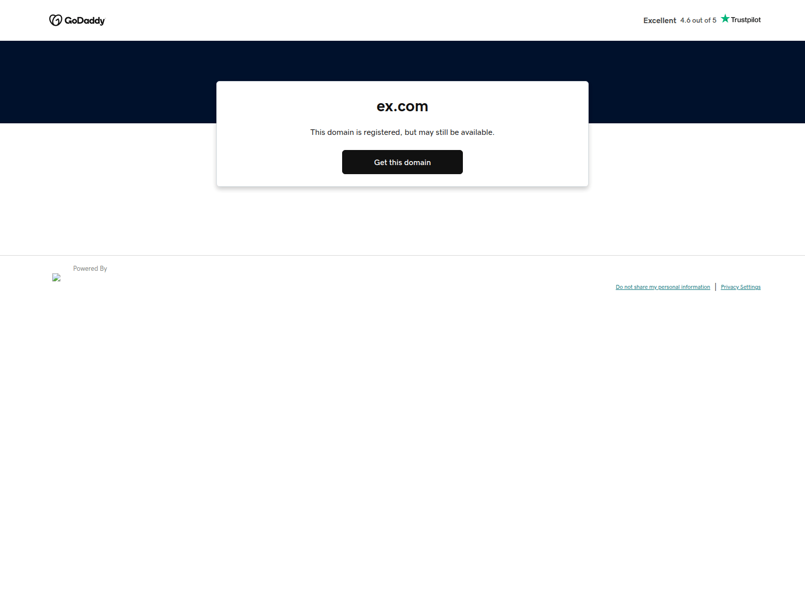 Screenshot of ex.com