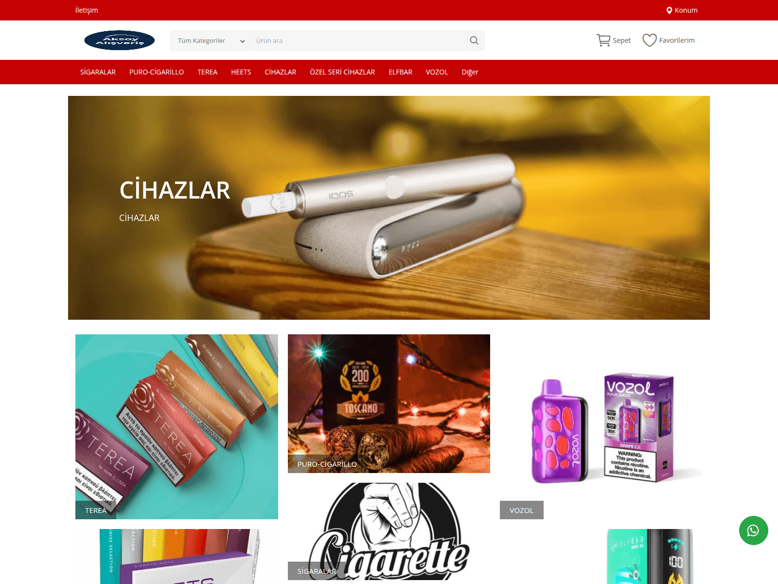 Screenshot of aksoyalisveris.com