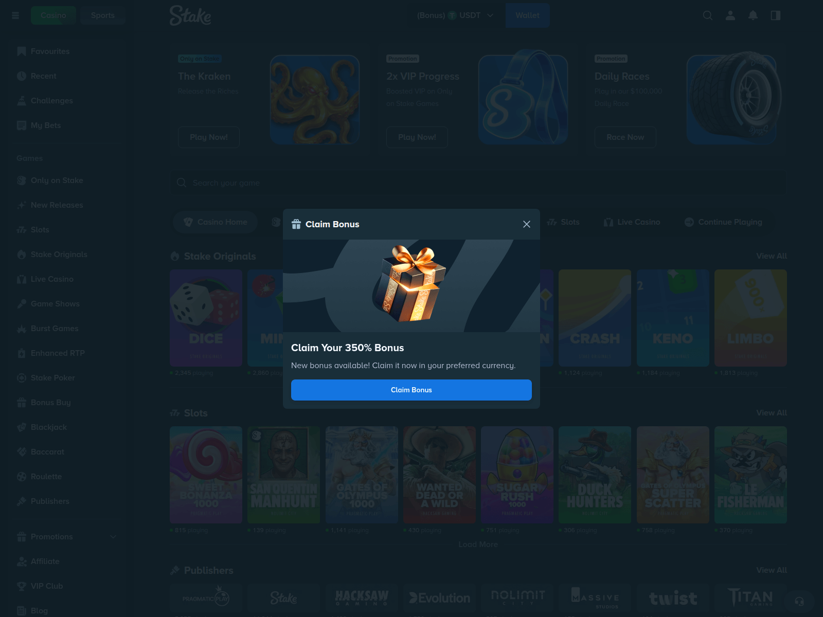 Screenshot of stakedailys.com