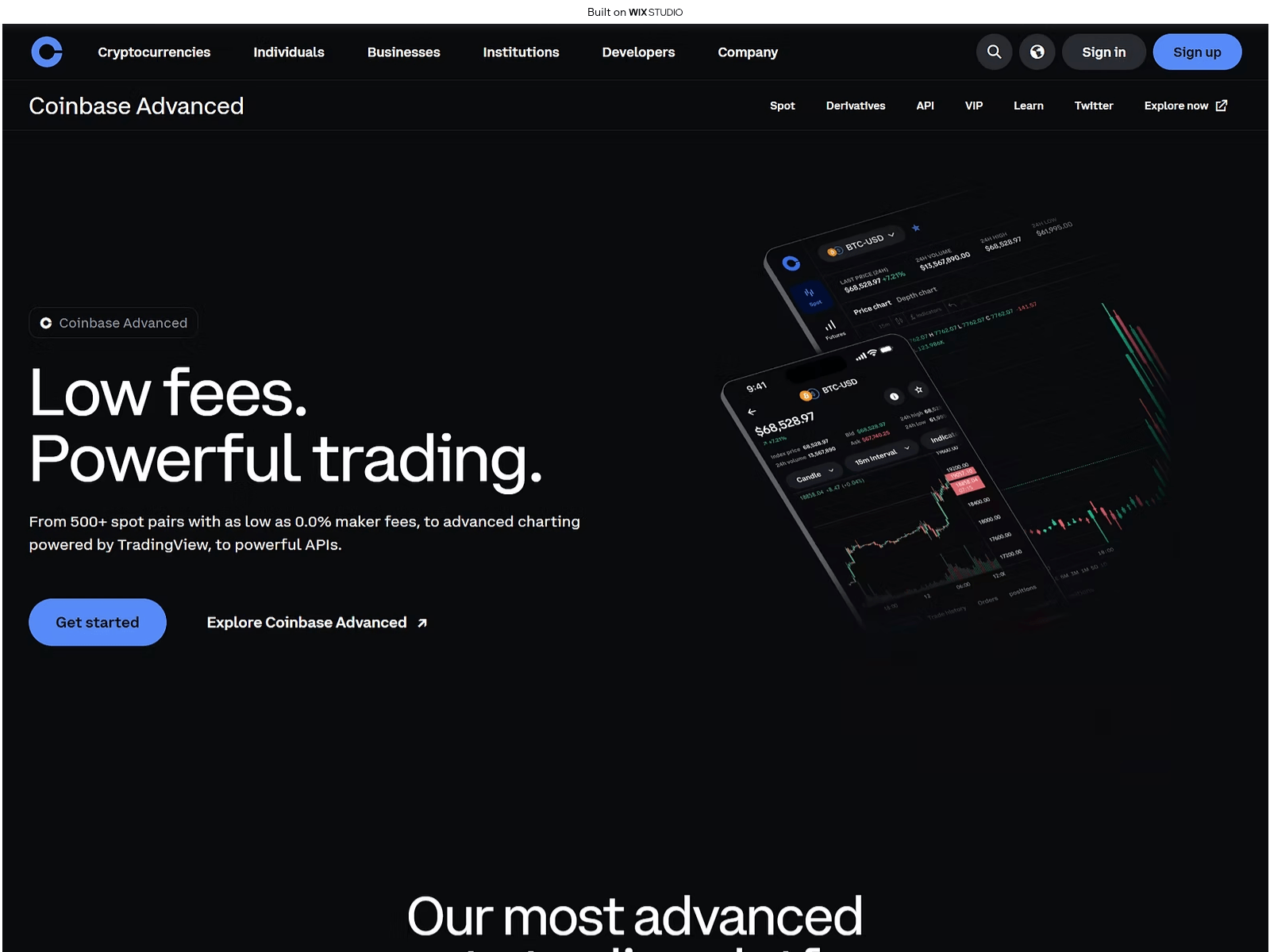 Screenshot of ssocoinbsae.wixstudio.com