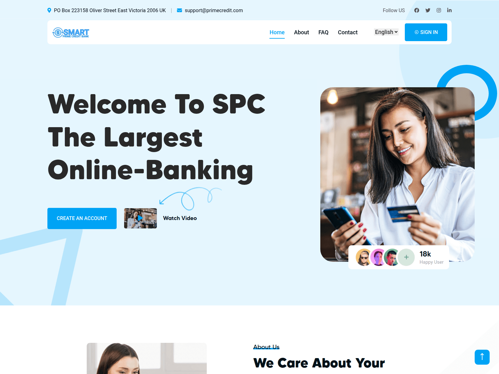 Screenshot of smartprimecredit.com