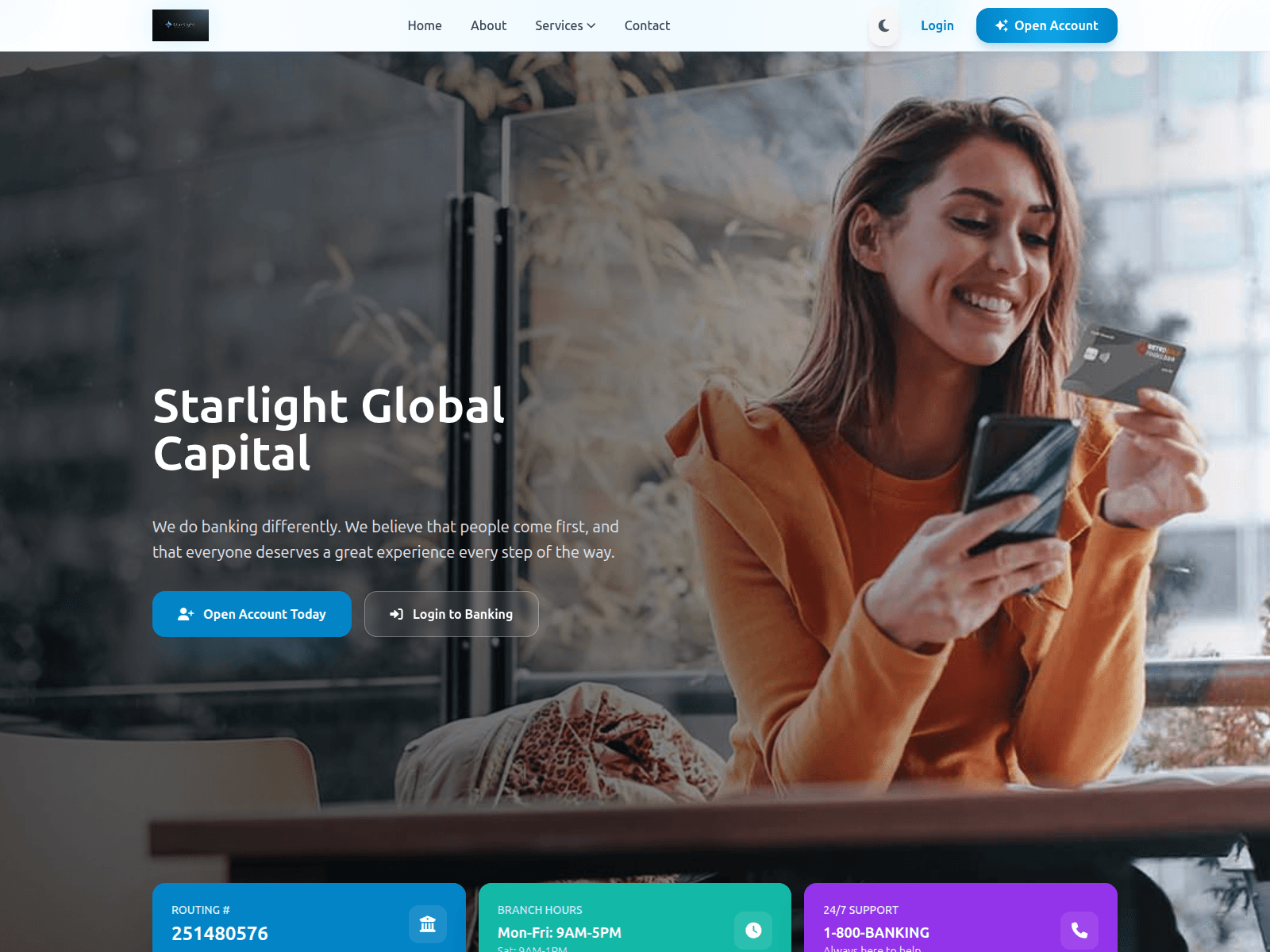 Screenshot of starlightgc.icu