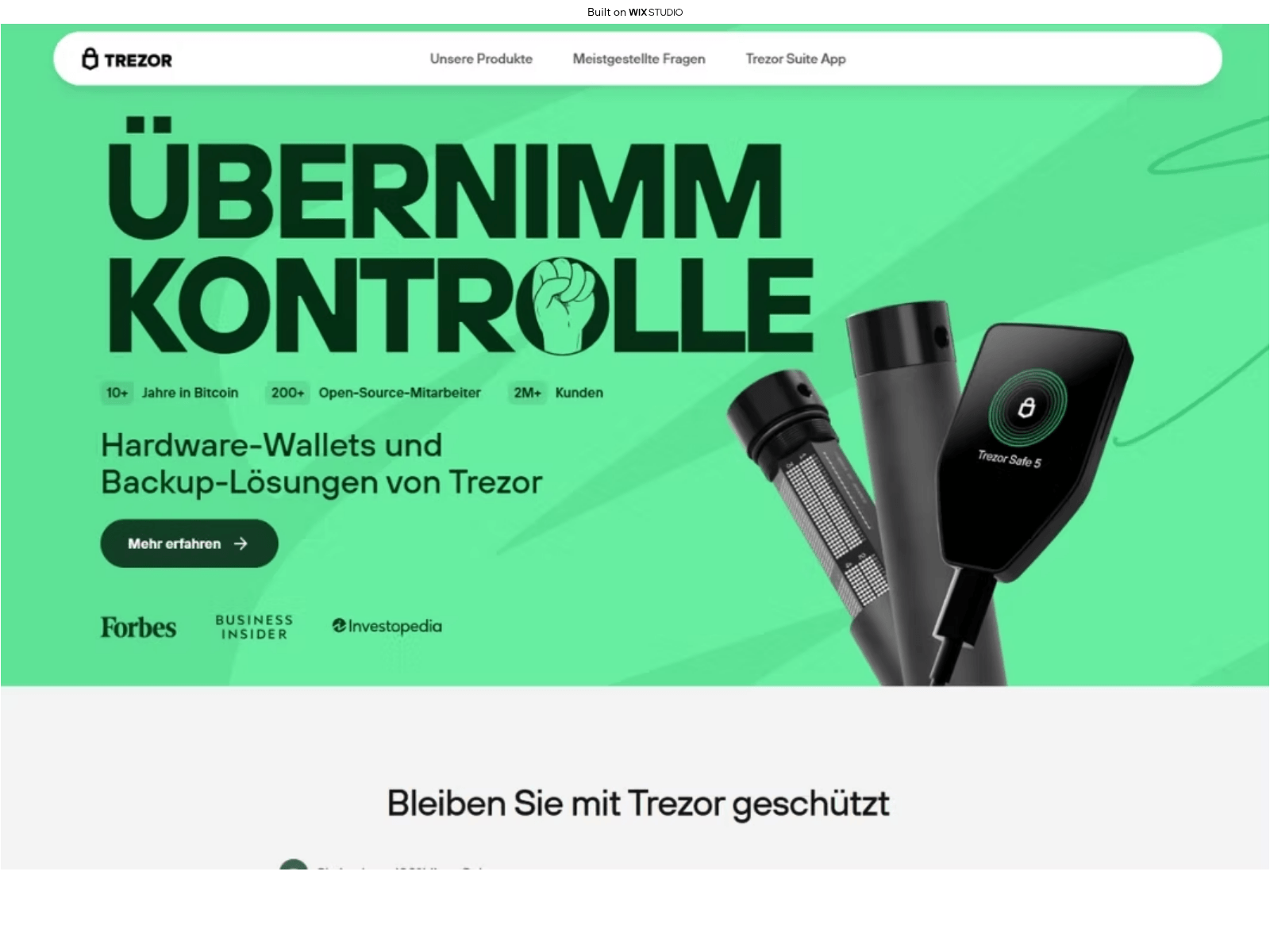 Screenshot of startiotrezer.wixstudio.com