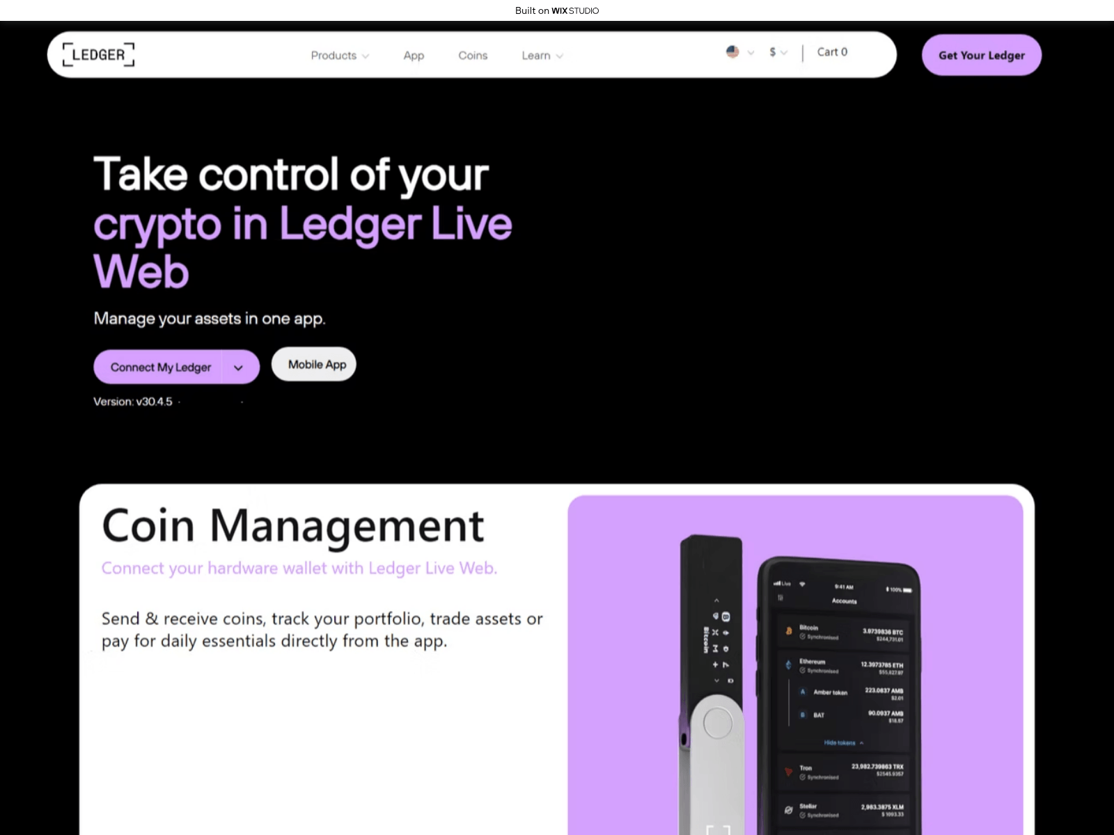 Screenshot of livestarts-platform.wixstudio.com