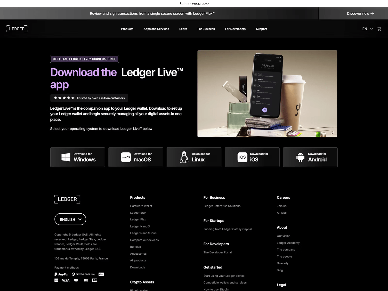 Screenshot of platform-starts.wixstudio.com