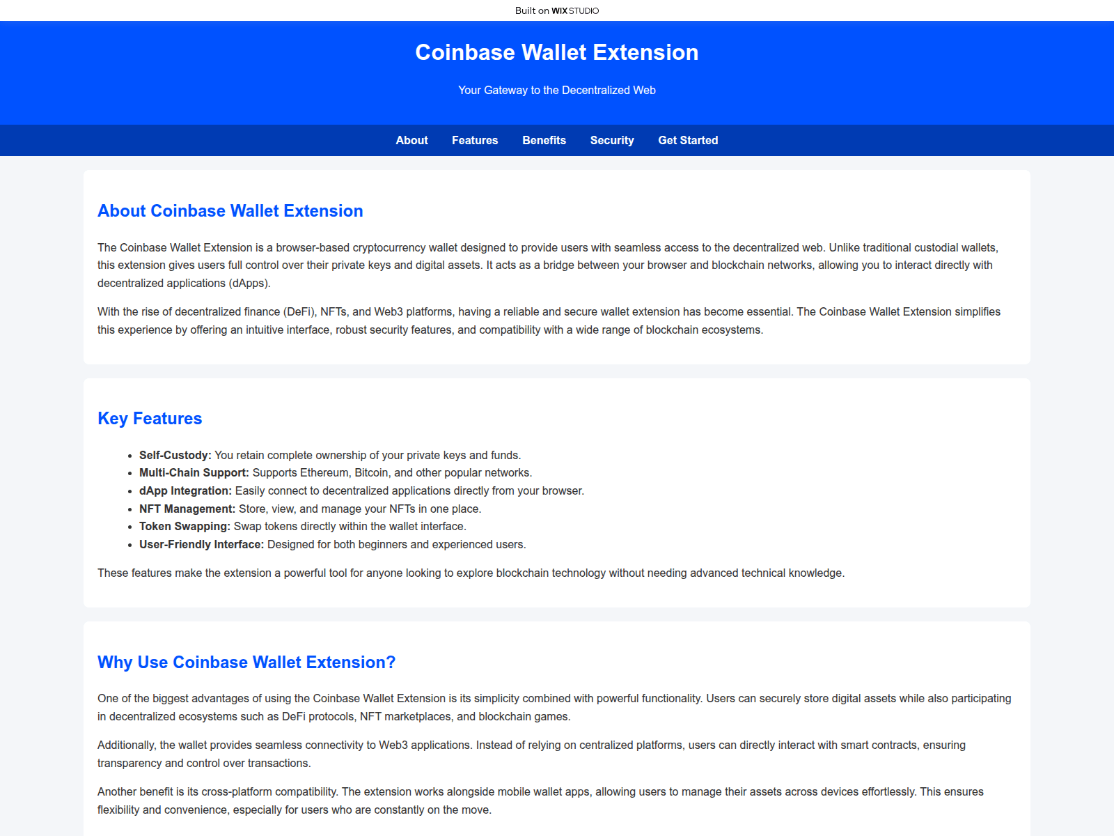 Screenshot of homestart-extensions.wixstudio.com