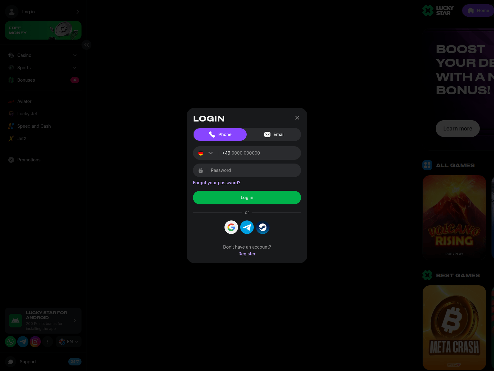 Screenshot of luckyeie.com