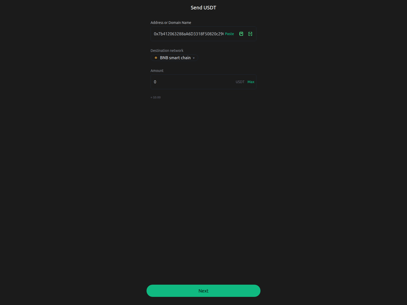 Screenshot of bep20-topaz.vercel.app