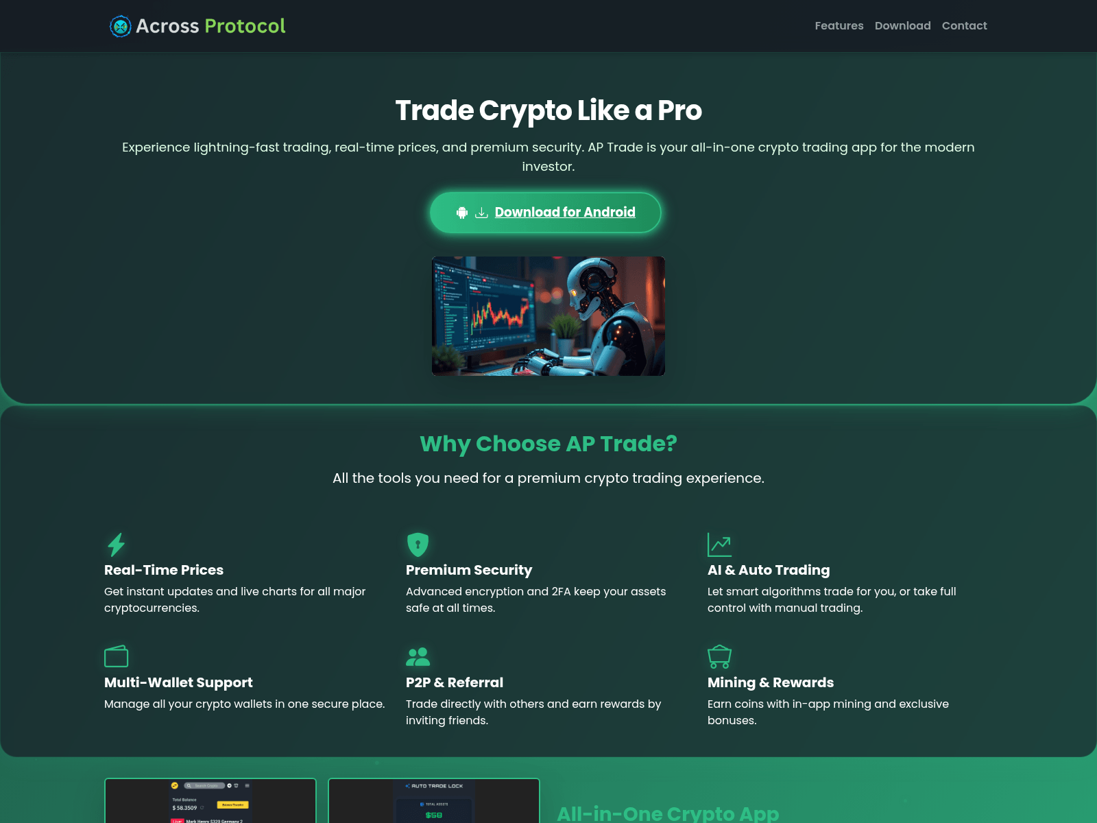 Screenshot of acrossprotocol.pro