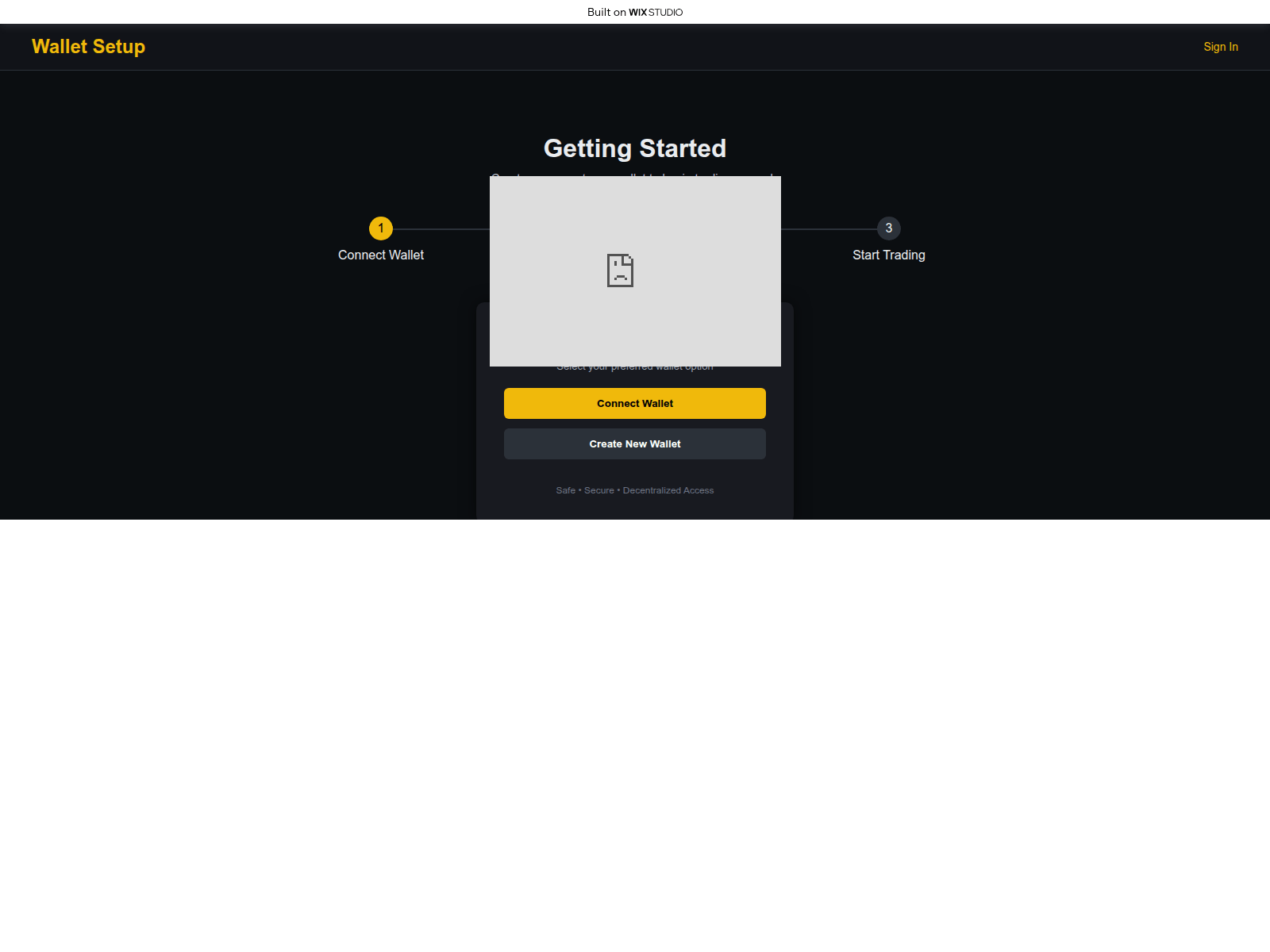 Screenshot of appsio-binnce.wixstudio.com