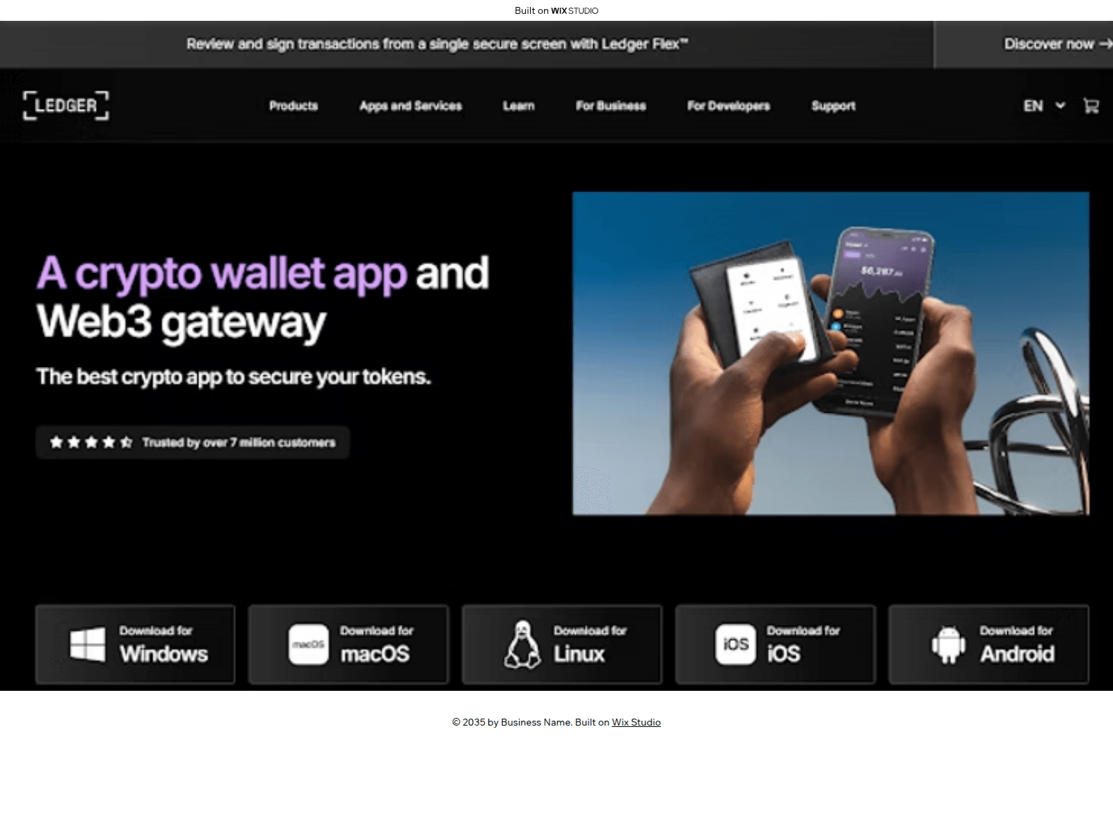Screenshot of browserdesktop.wixstudio.com