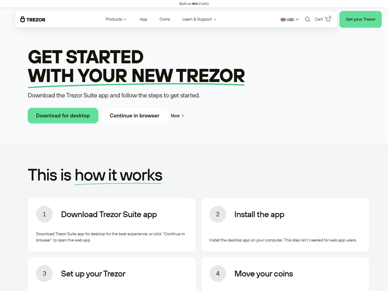 Screenshot of user-terxio.wixstudio.com