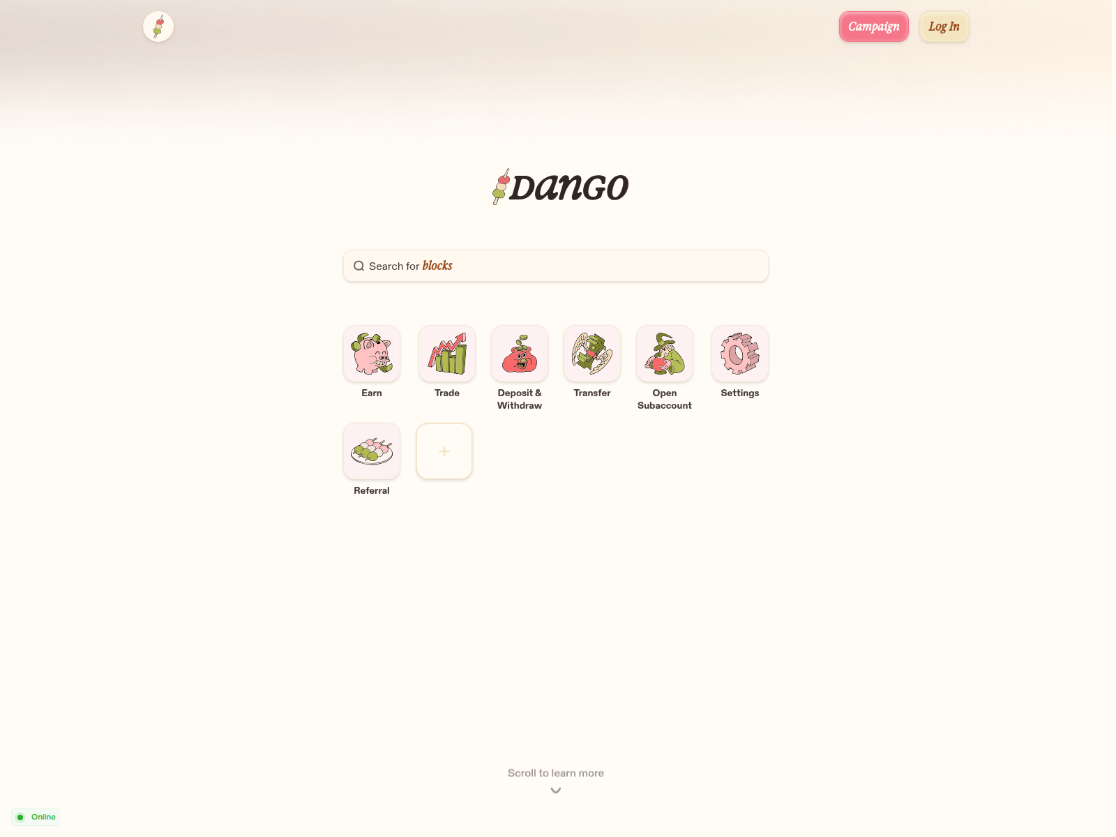 Screenshot of live-dango.icu