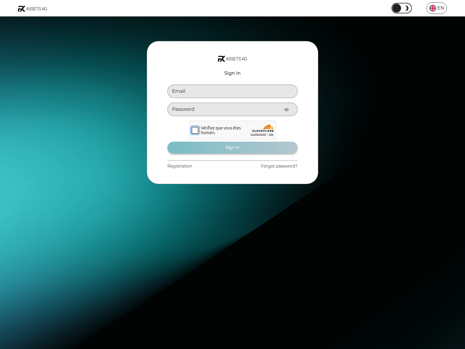 Screenshot of user.pkassets.co