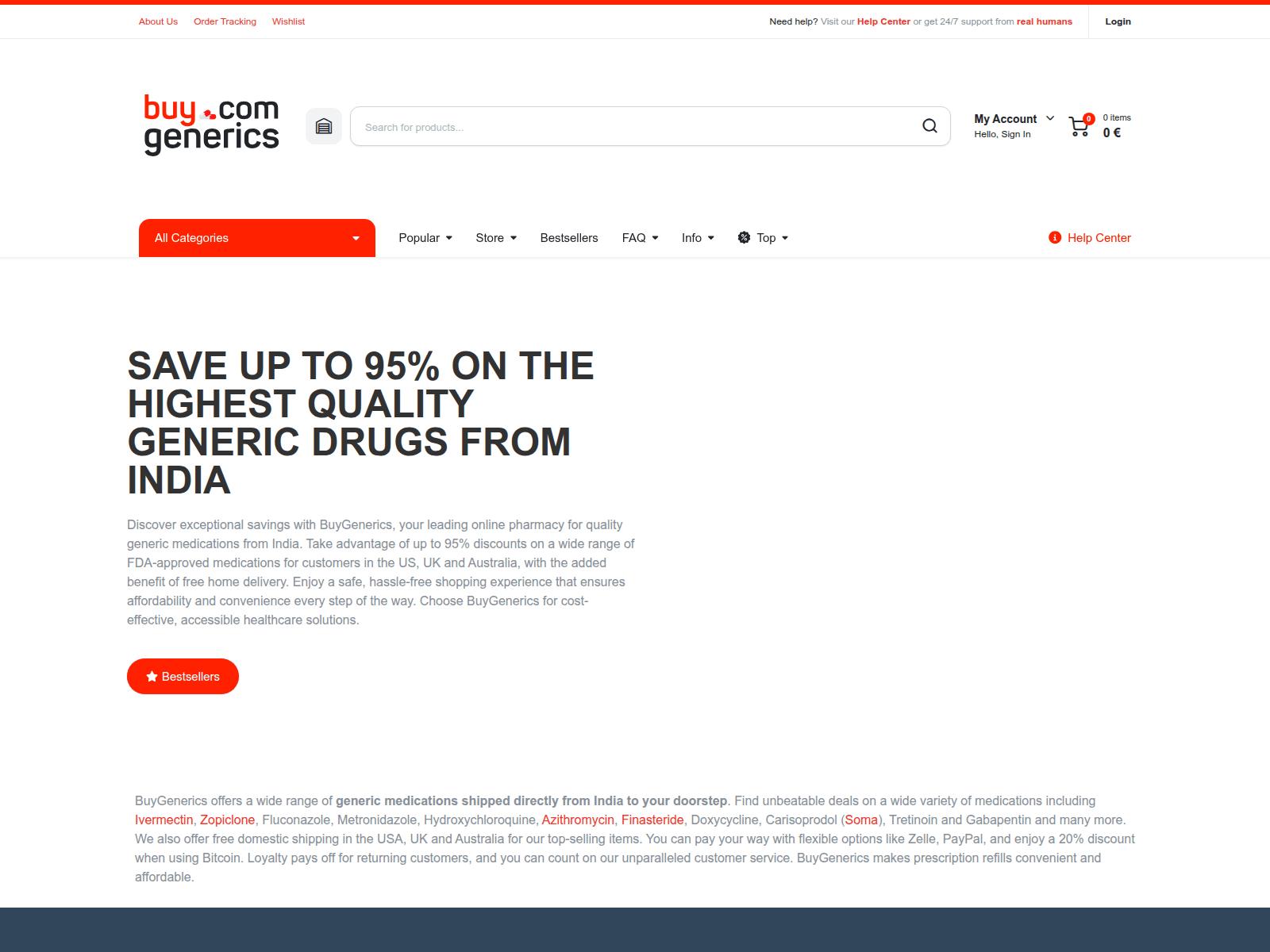 Screenshot of buy-azithromycin.com