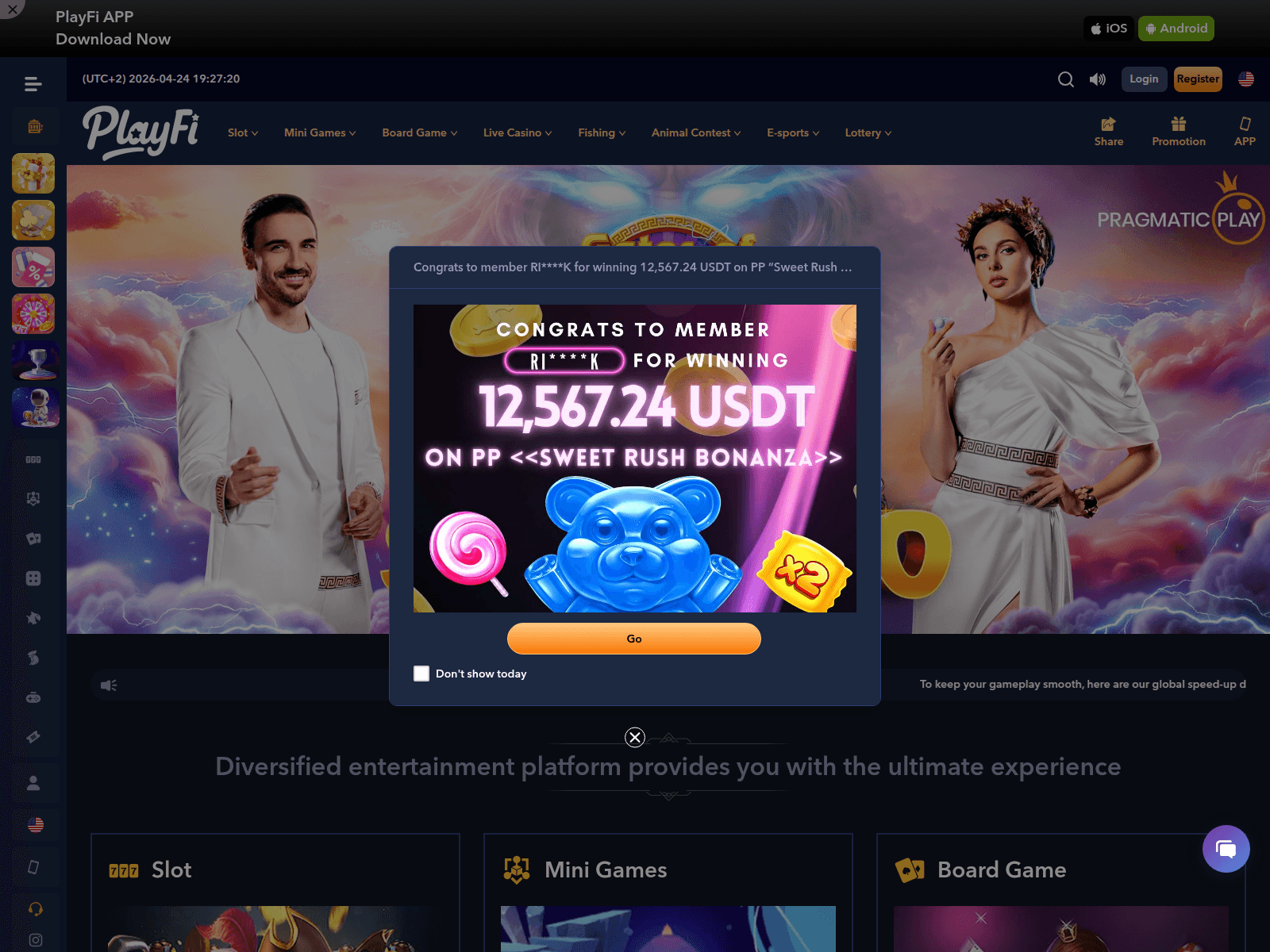 Screenshot of gamefi158a.com