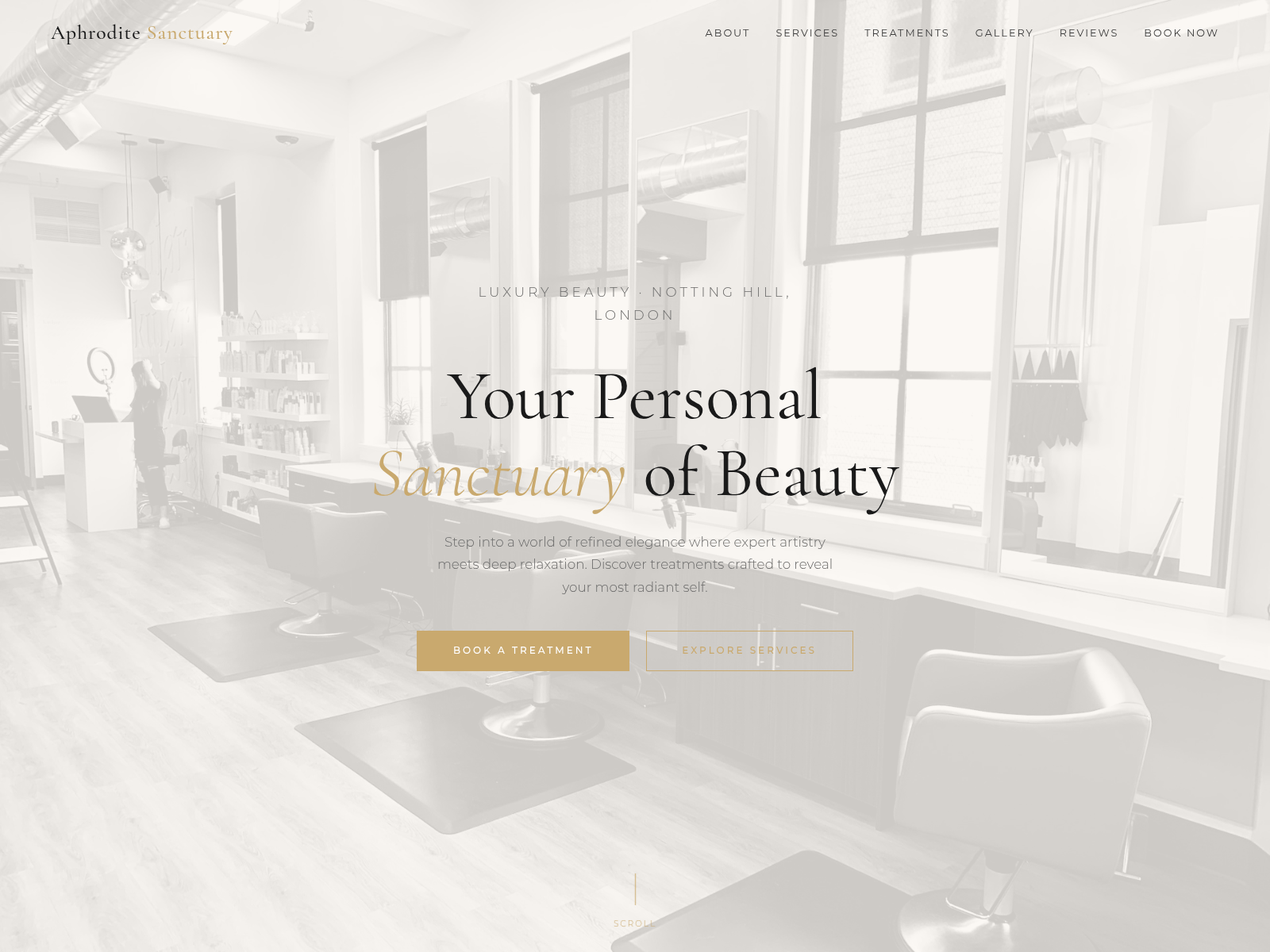 Screenshot of aphrodite-sanctuary.com