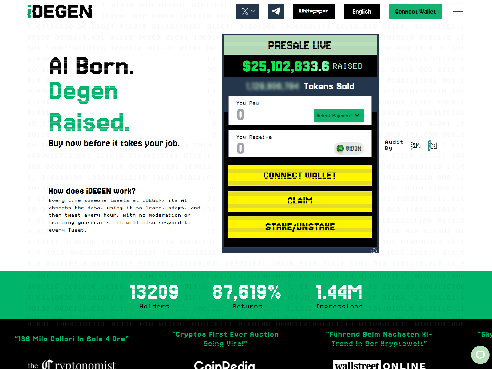 Screenshot of idegen-claims.pages.dev