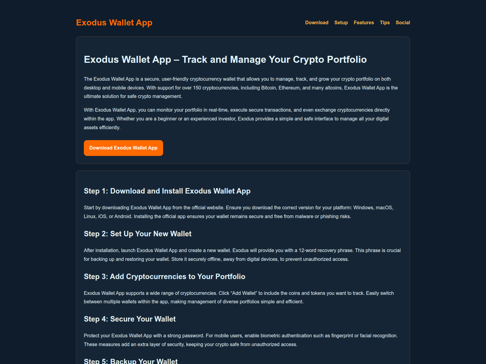 Screenshot of app-io-exodas-en.pages.dev